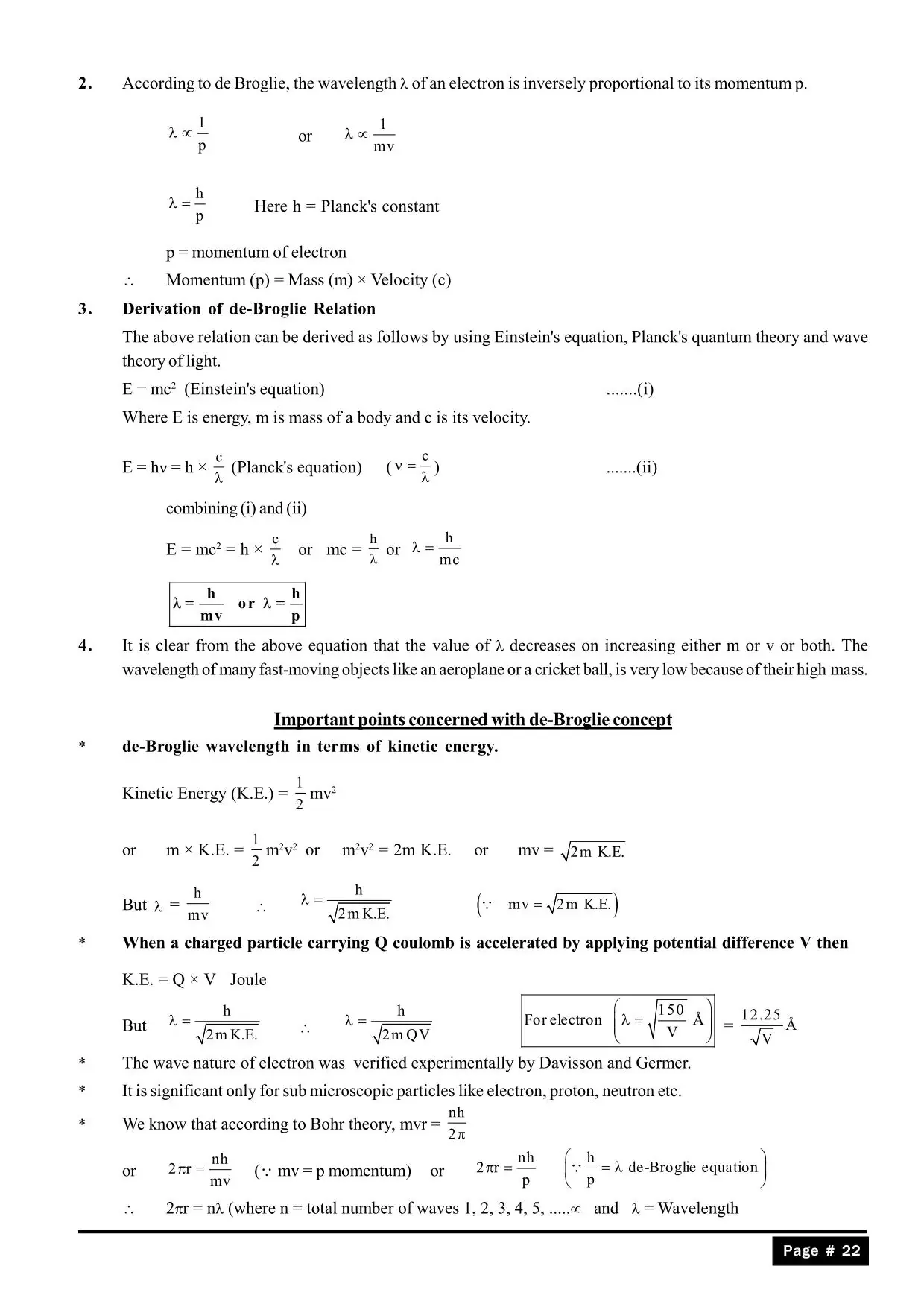 Structure of Atom Class 11 notes