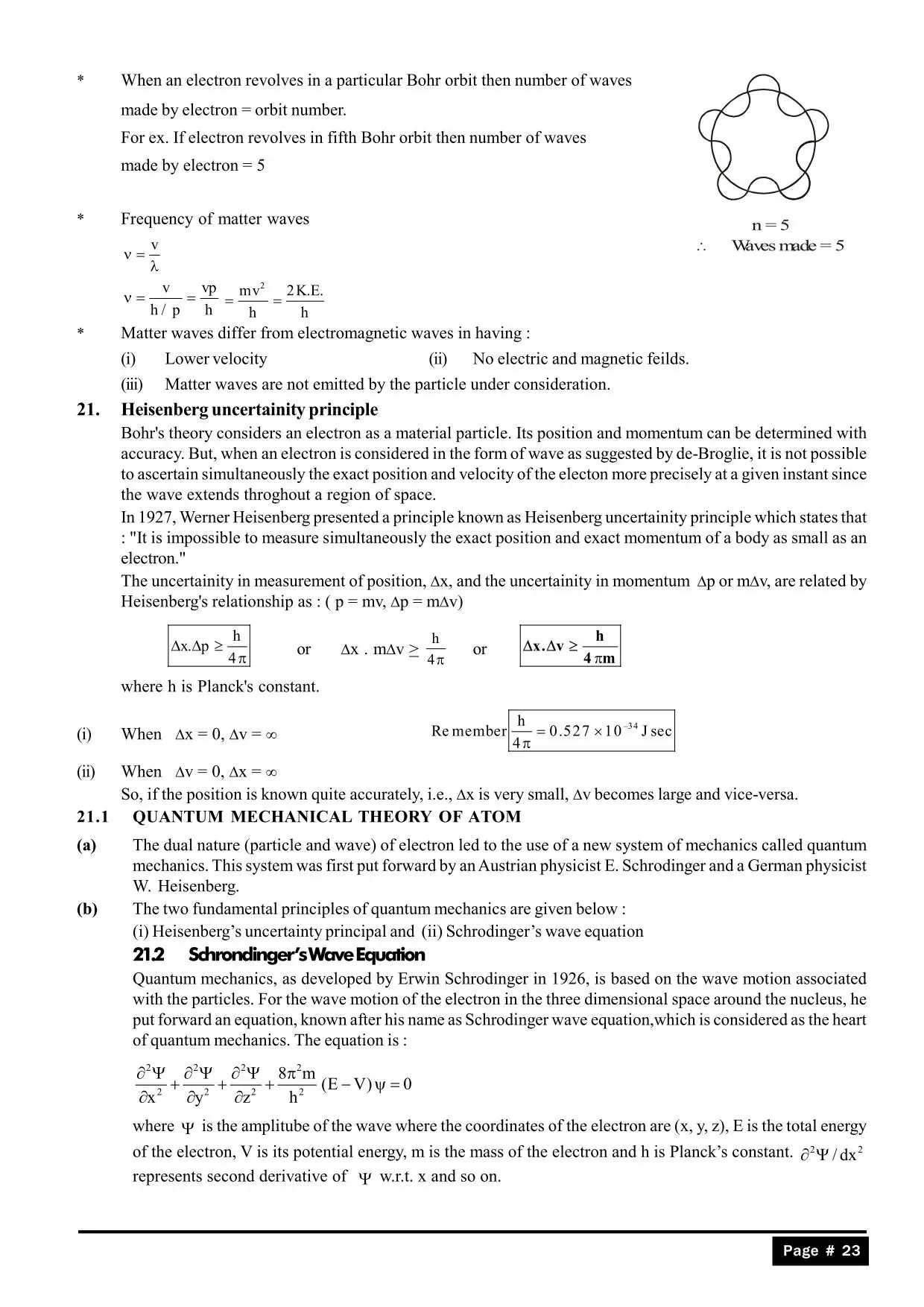 Heisenberg Uncertainity Principle
