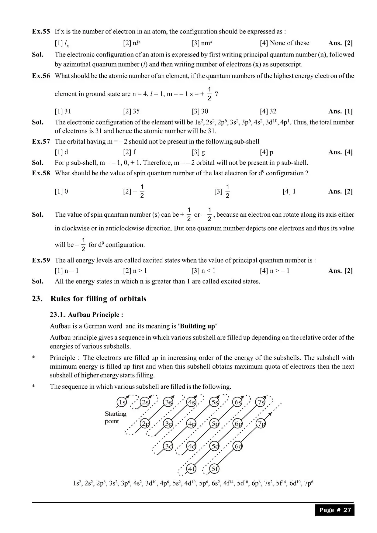 Structure of Atom Class 11 notes