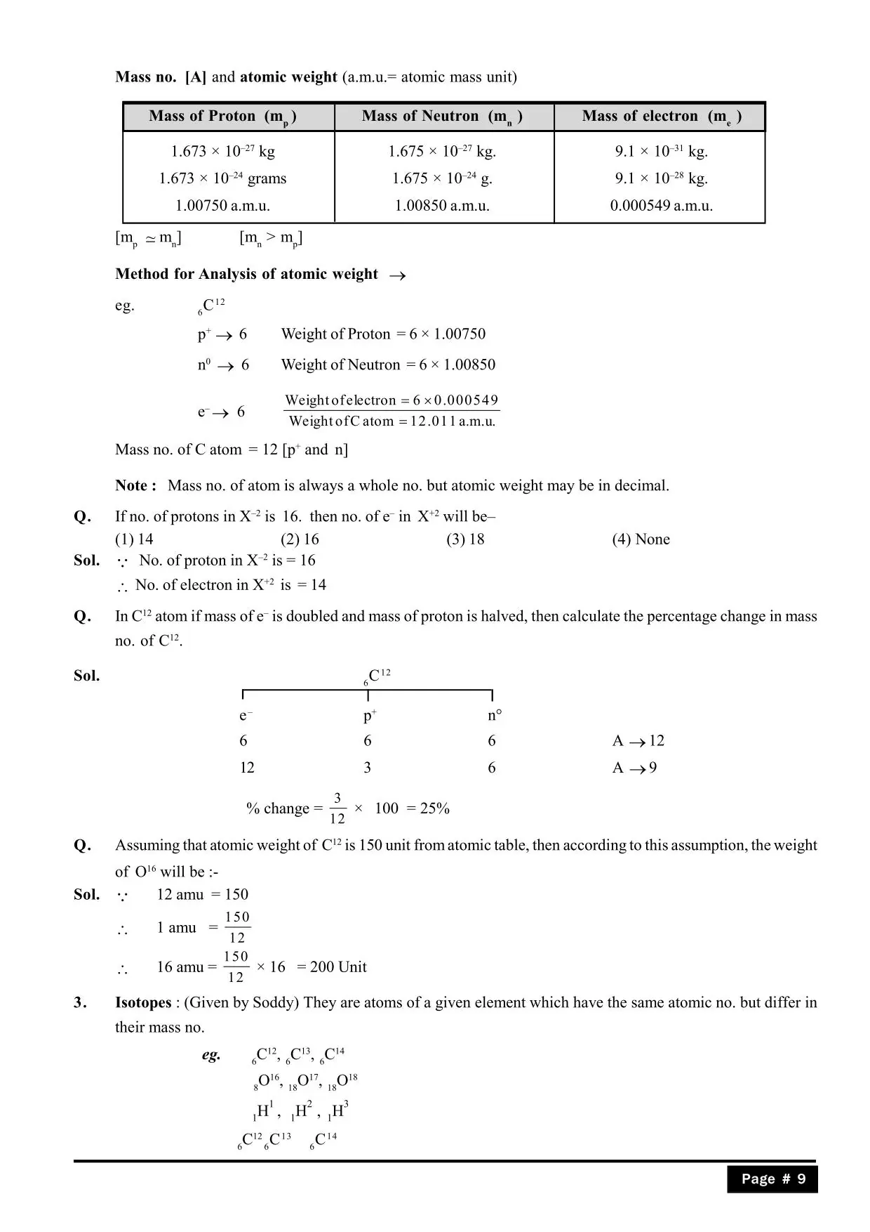 Structure of Atom Class 11 notes