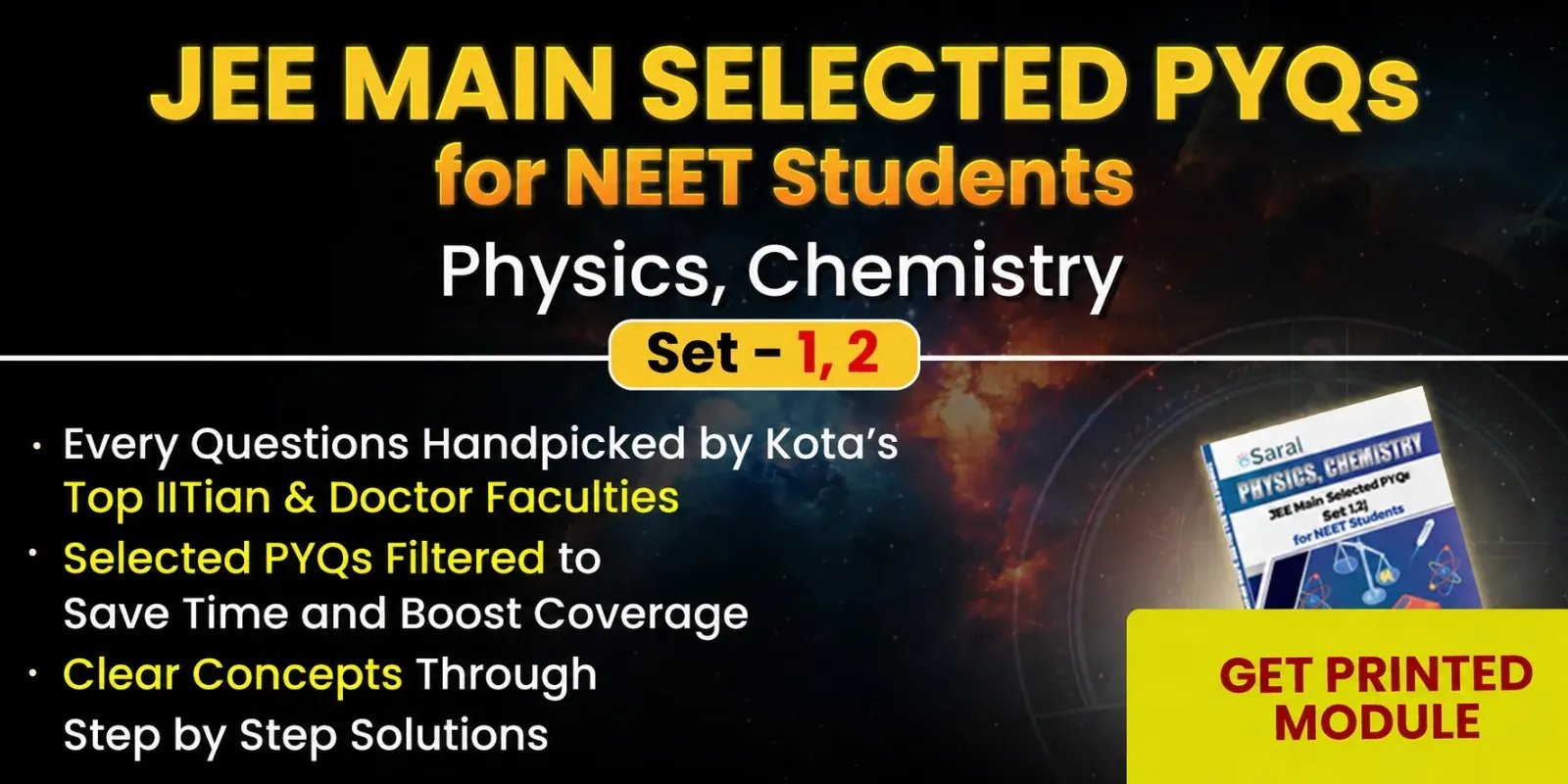 JEE Main PYQs For NEET Students