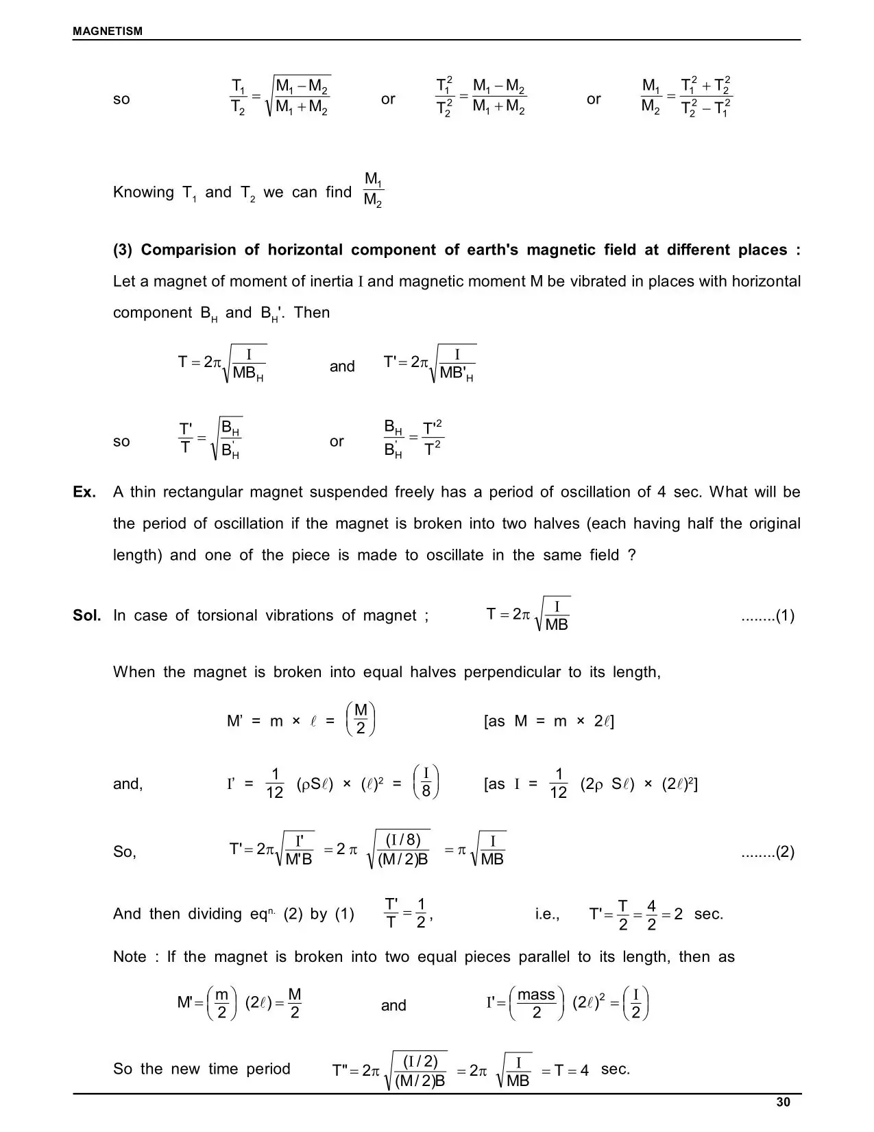 Moving Charges and Magnetism Class 12 Notes