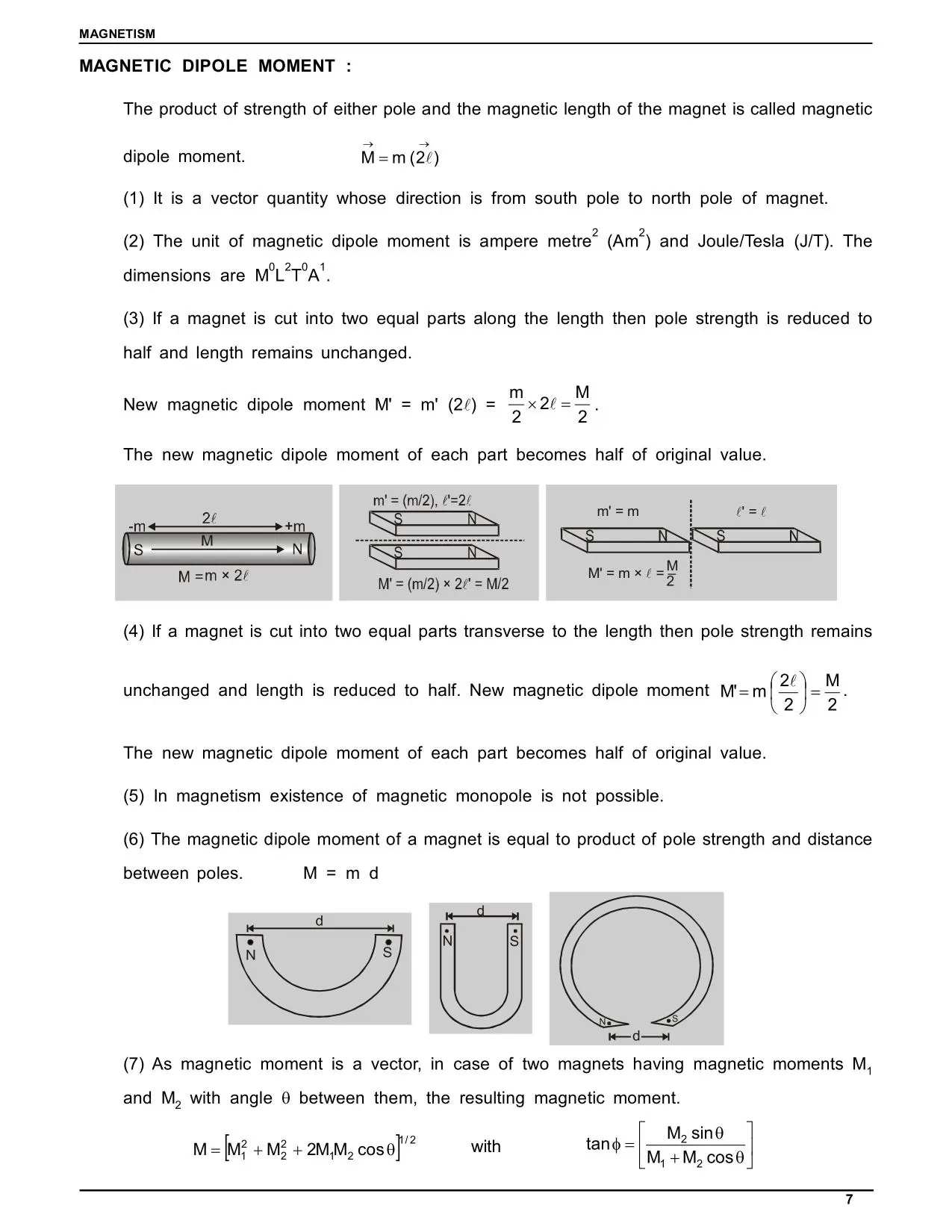 Moving Charges and Magnetism Class 12 Notes