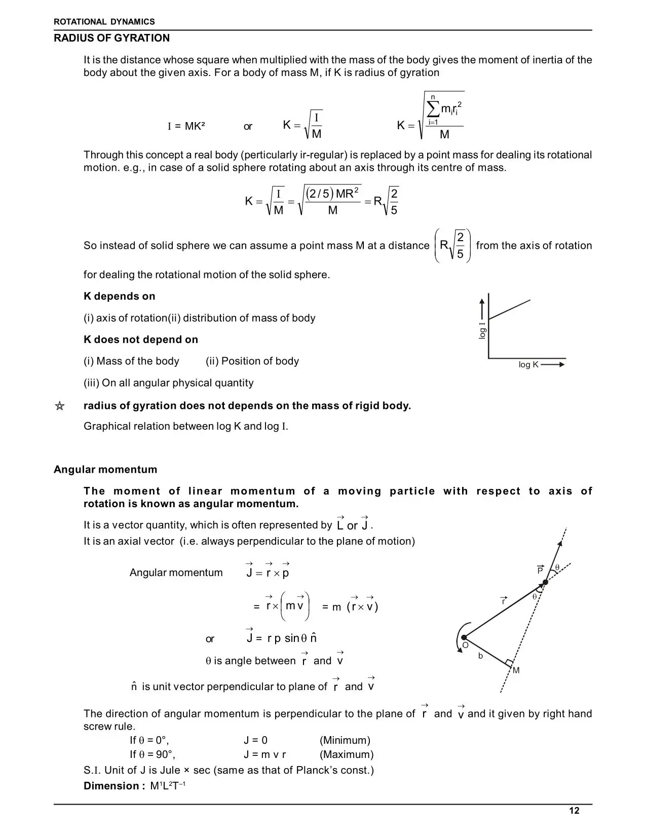 System of Particles and Rotational Motion Class 11 Notes for IIT JEE & NEET