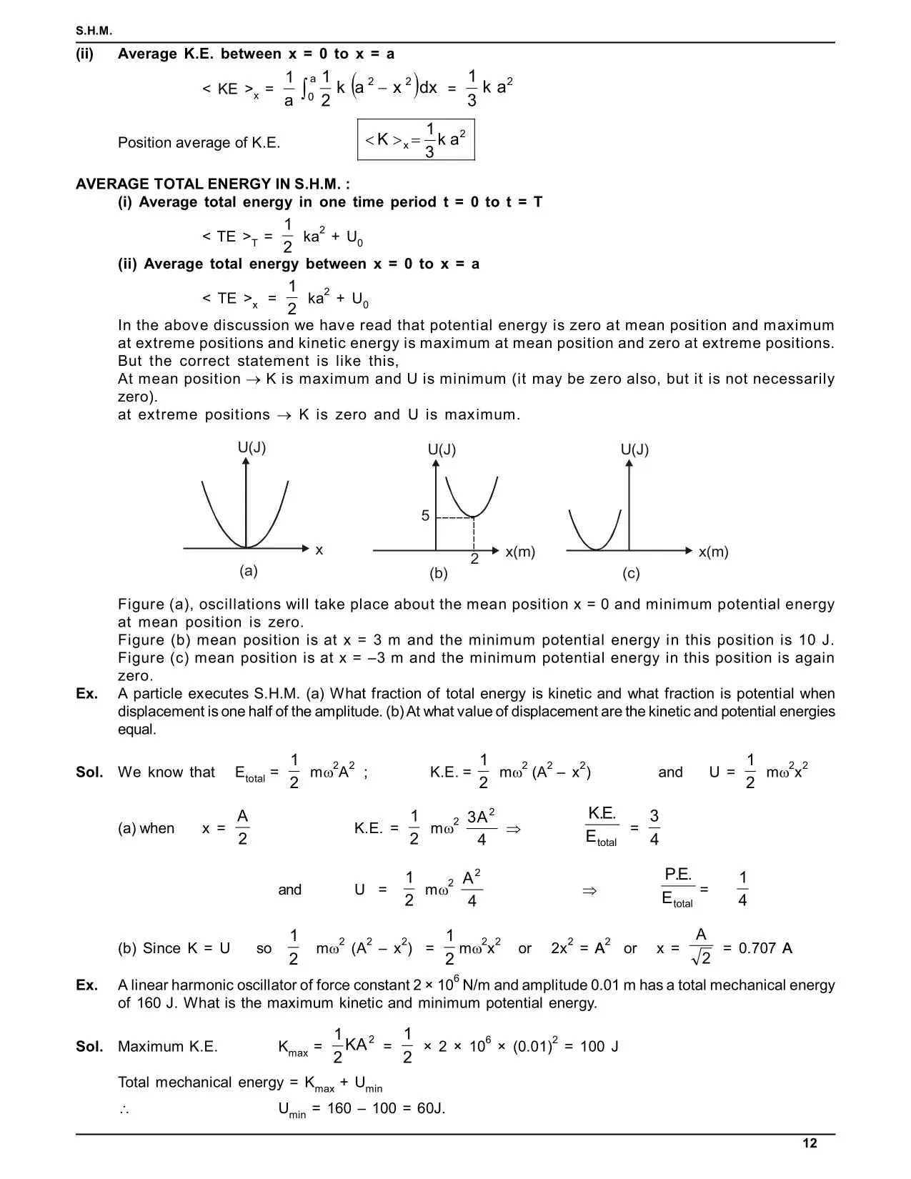 Oscillations Class 11: Simple Harmonic Motion Notes for IIT JEE & NEET