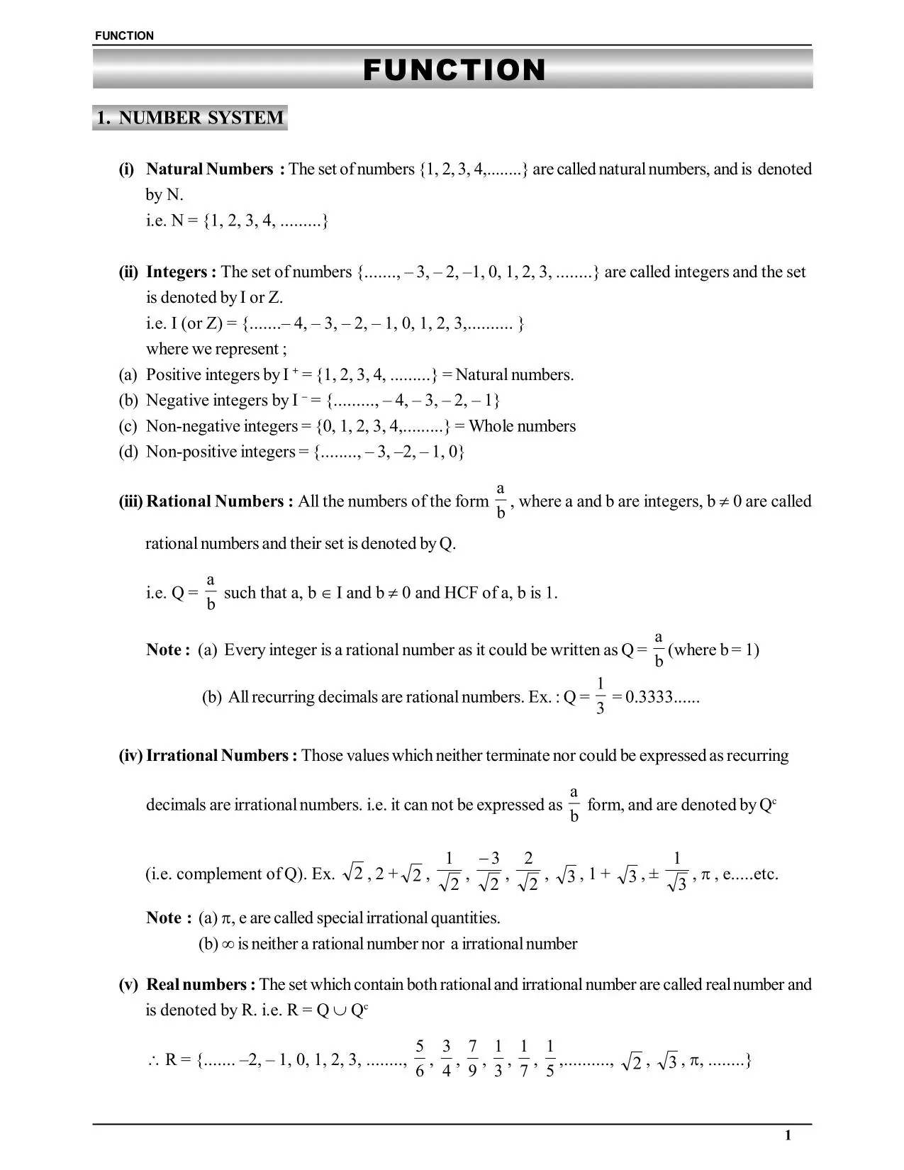 Function