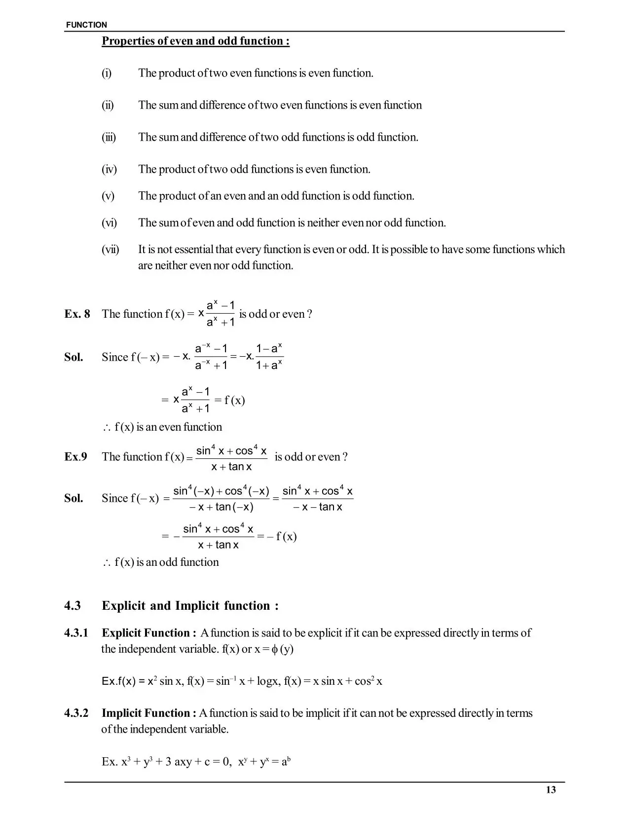 Function