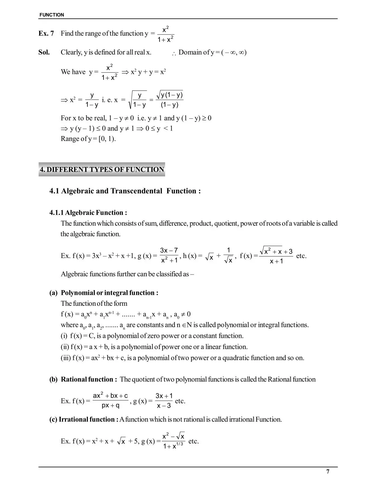 Function