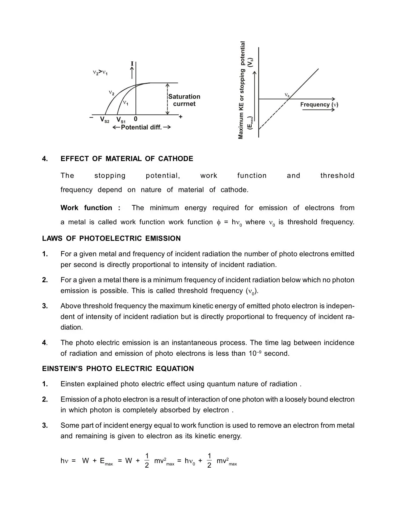 Photoelectric Effect Notes Class 12 | JEE & NEET