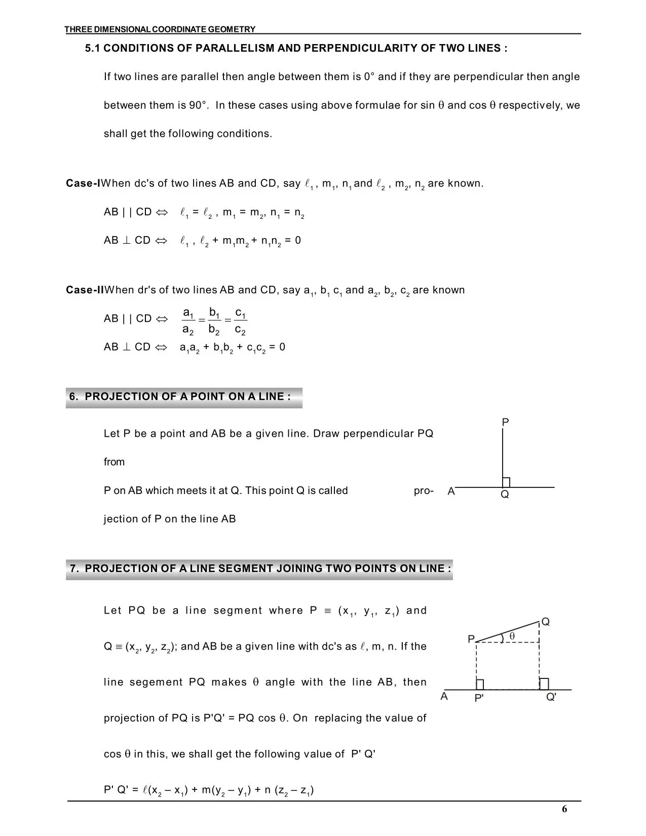 Three Dimensional Co-ordinate Geometry