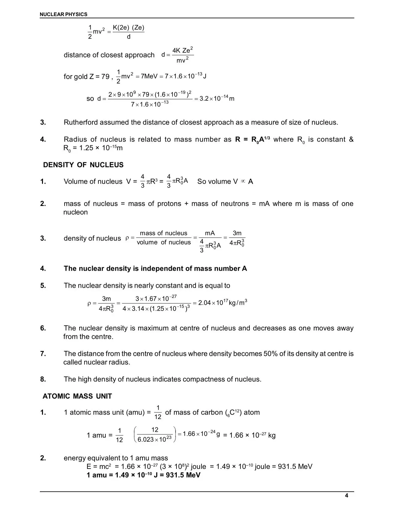 Nuclear Physics | Atoms and Nuclei