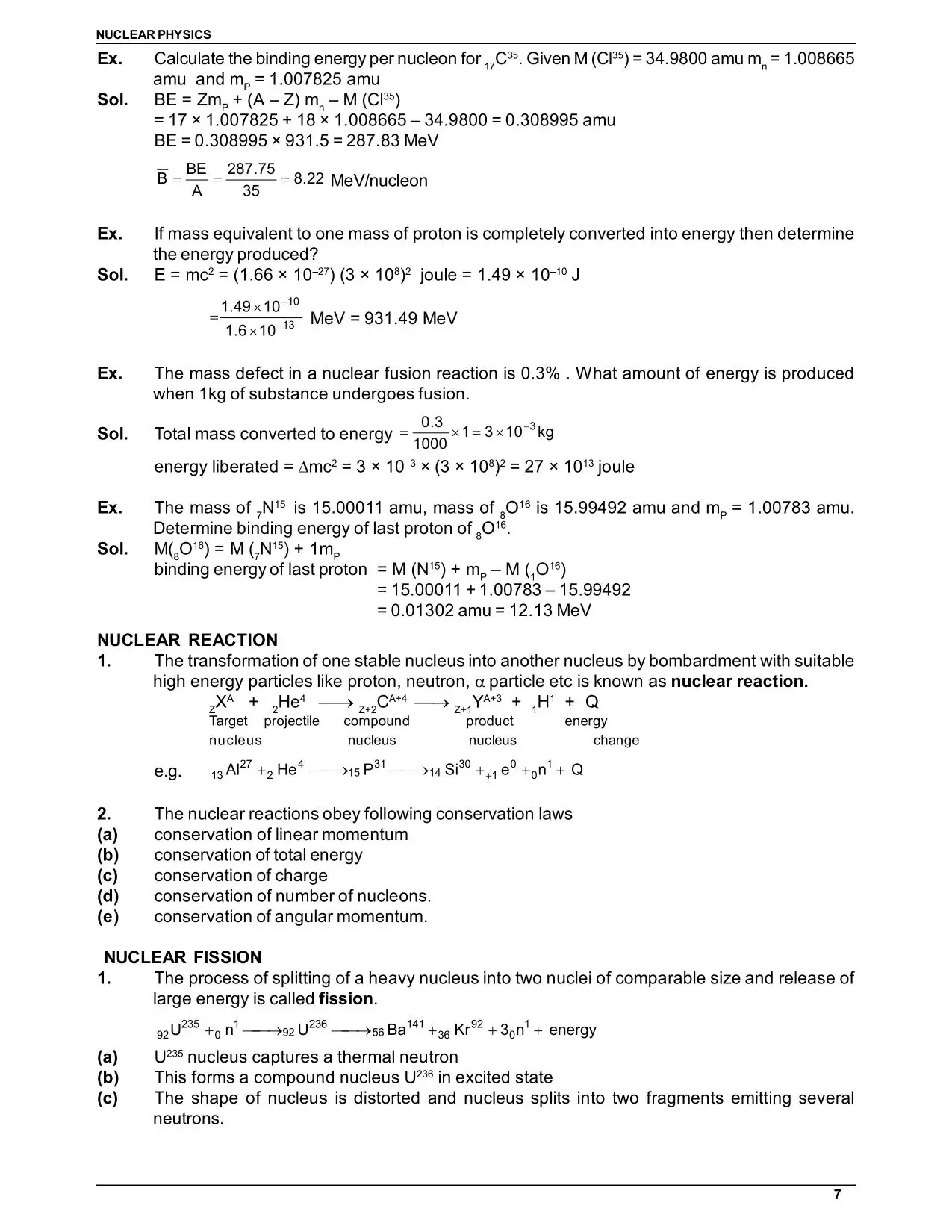 Atoms and Nuclei Class 12