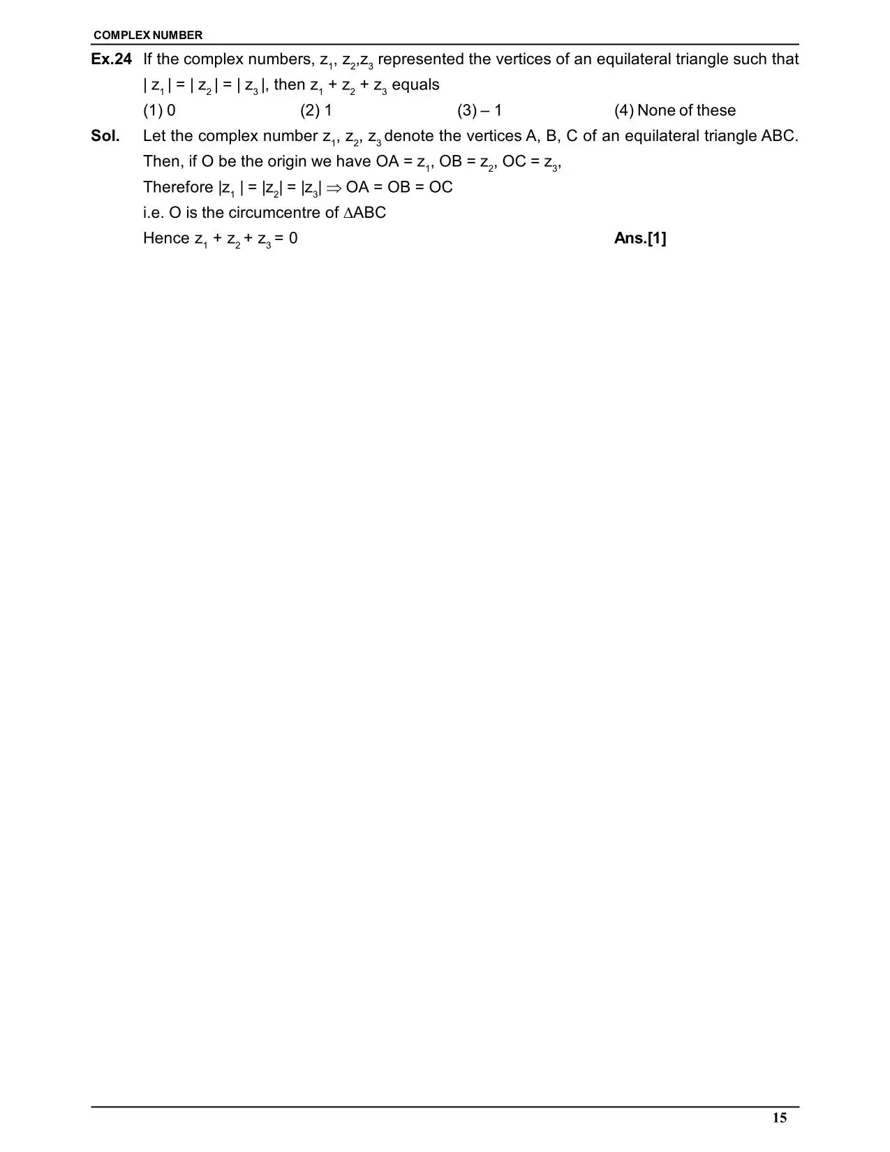 Complex Number