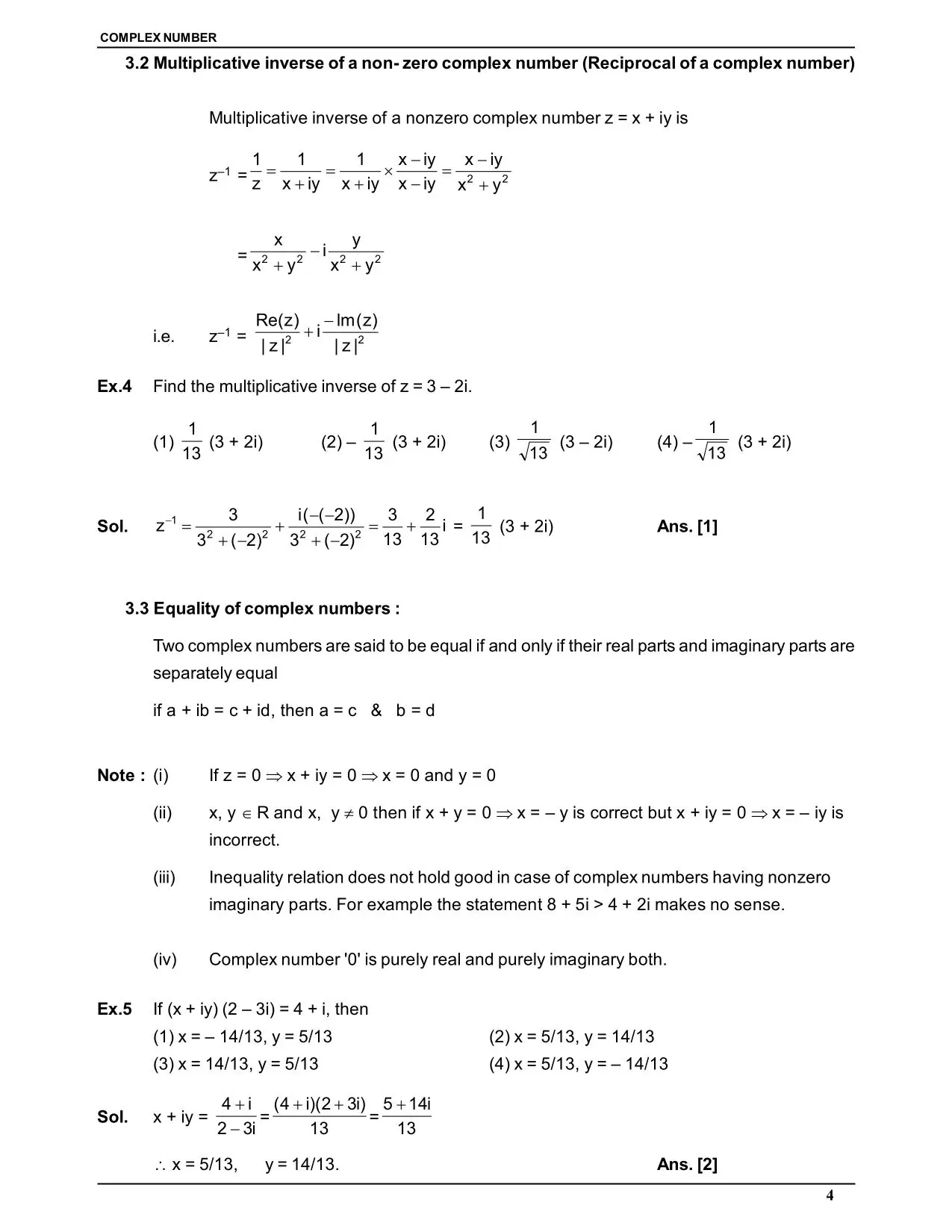 Complex Number