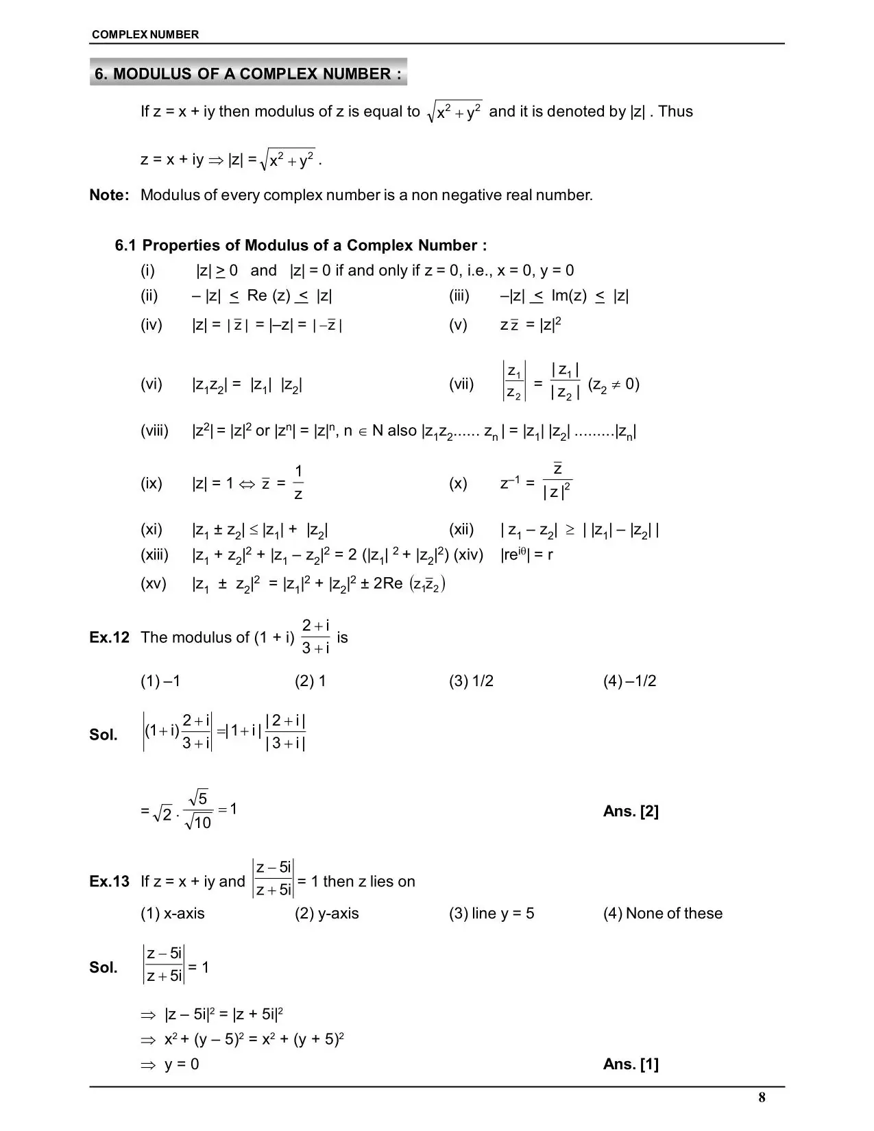 Complex Number