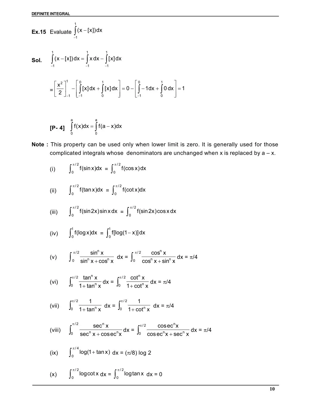 Definite integral