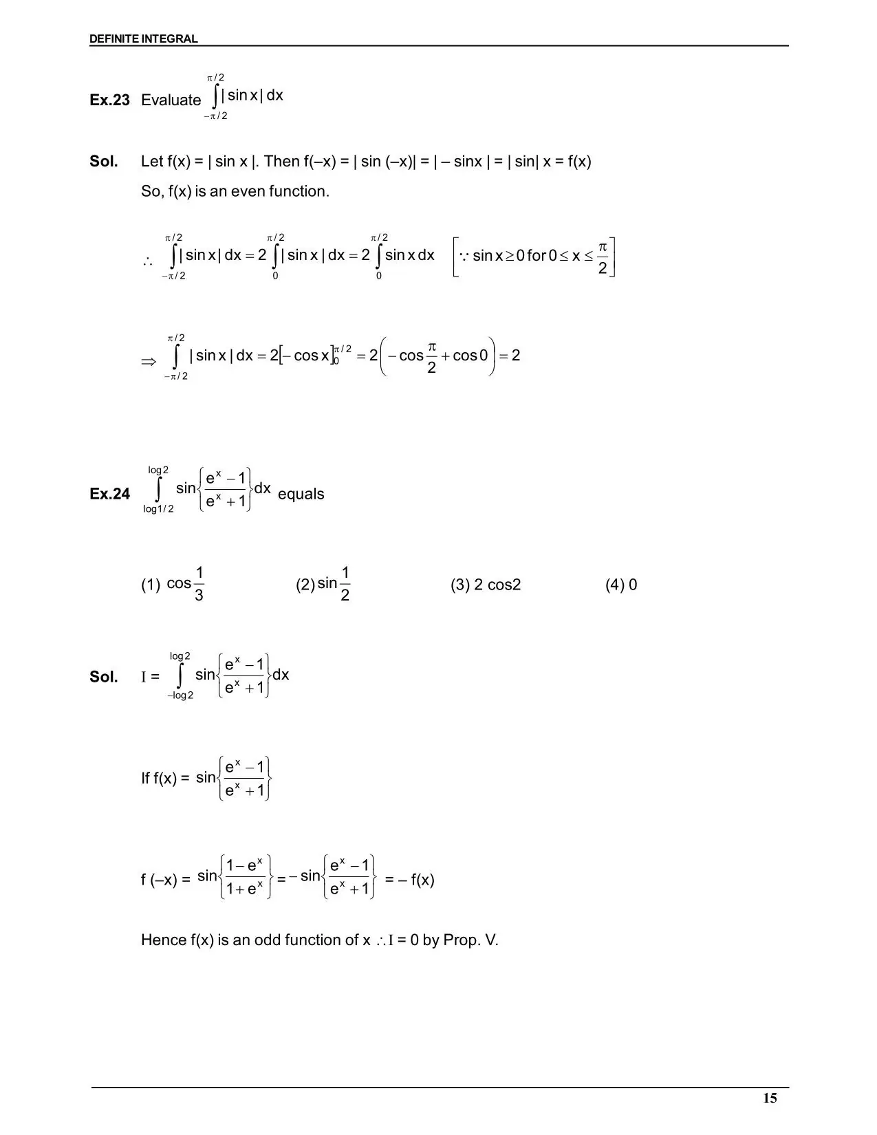 Definite integral