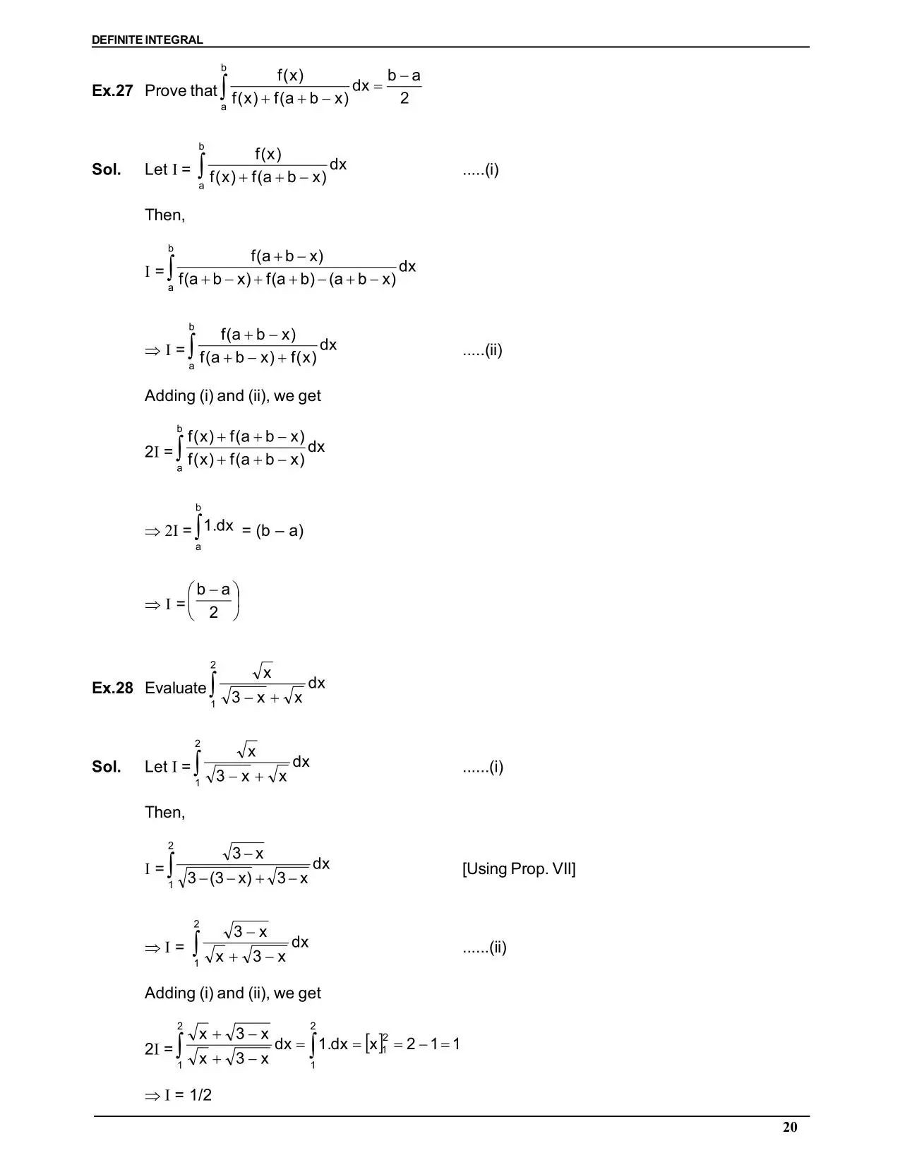 Definite integral