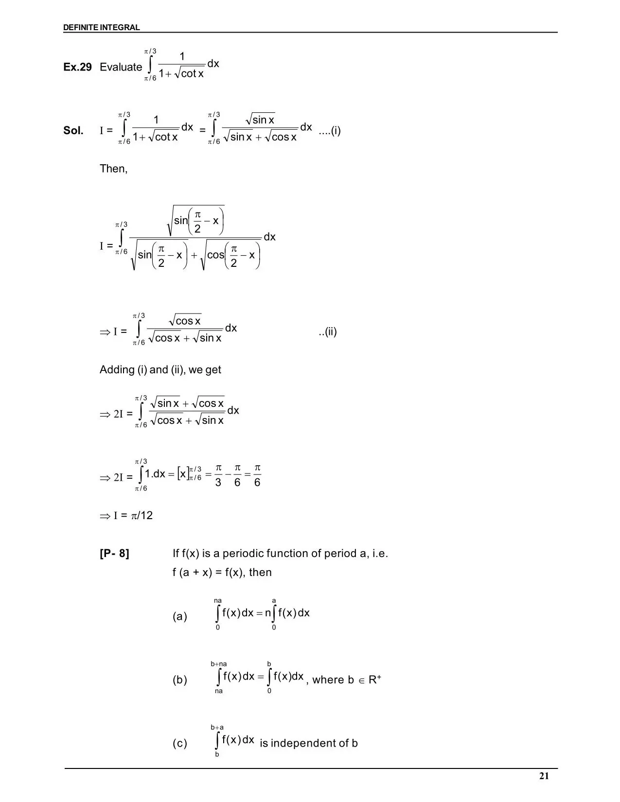 Definite integral