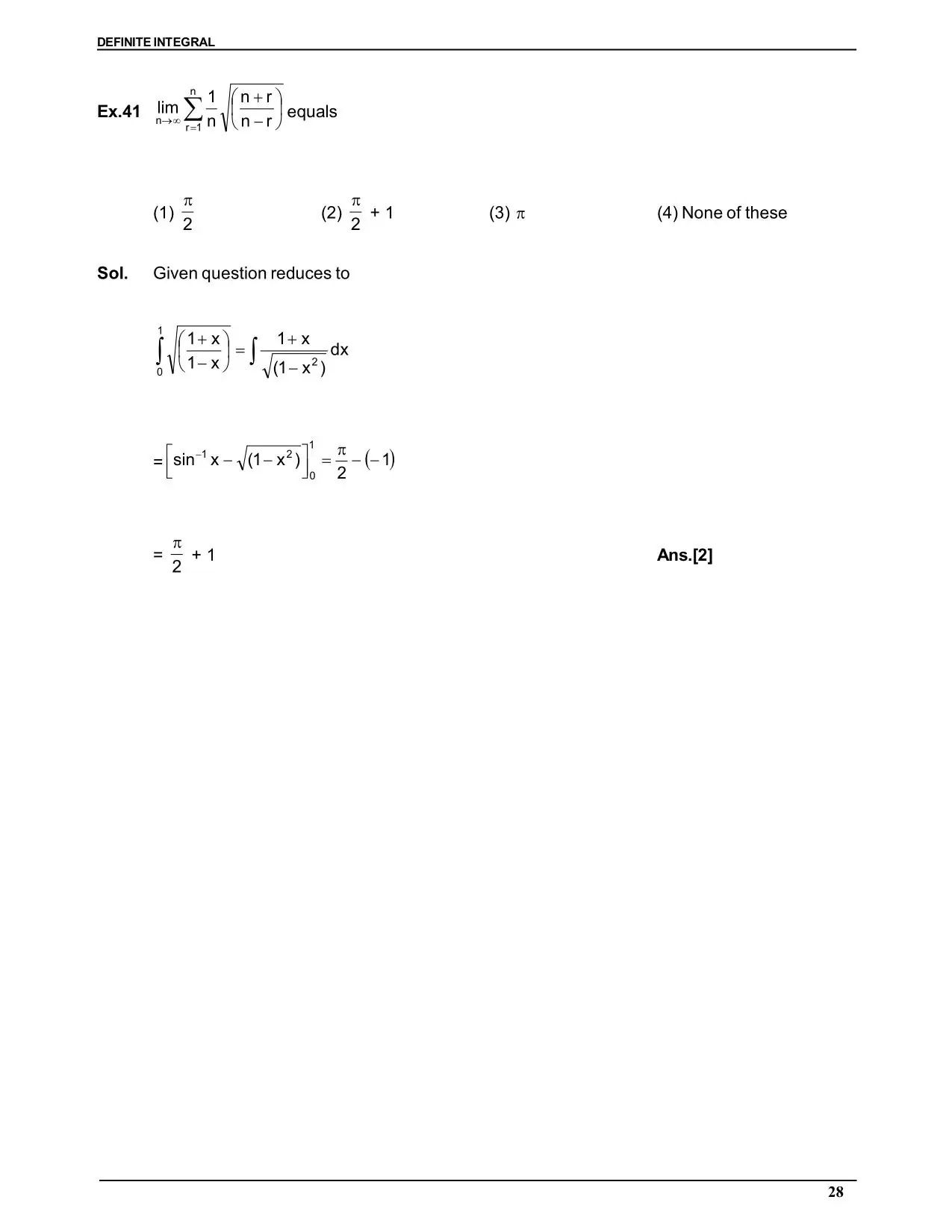Definite integral