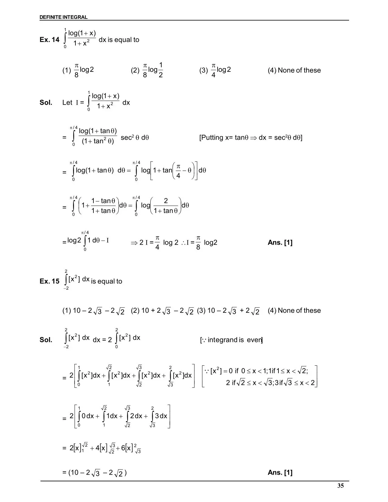 Definite integral