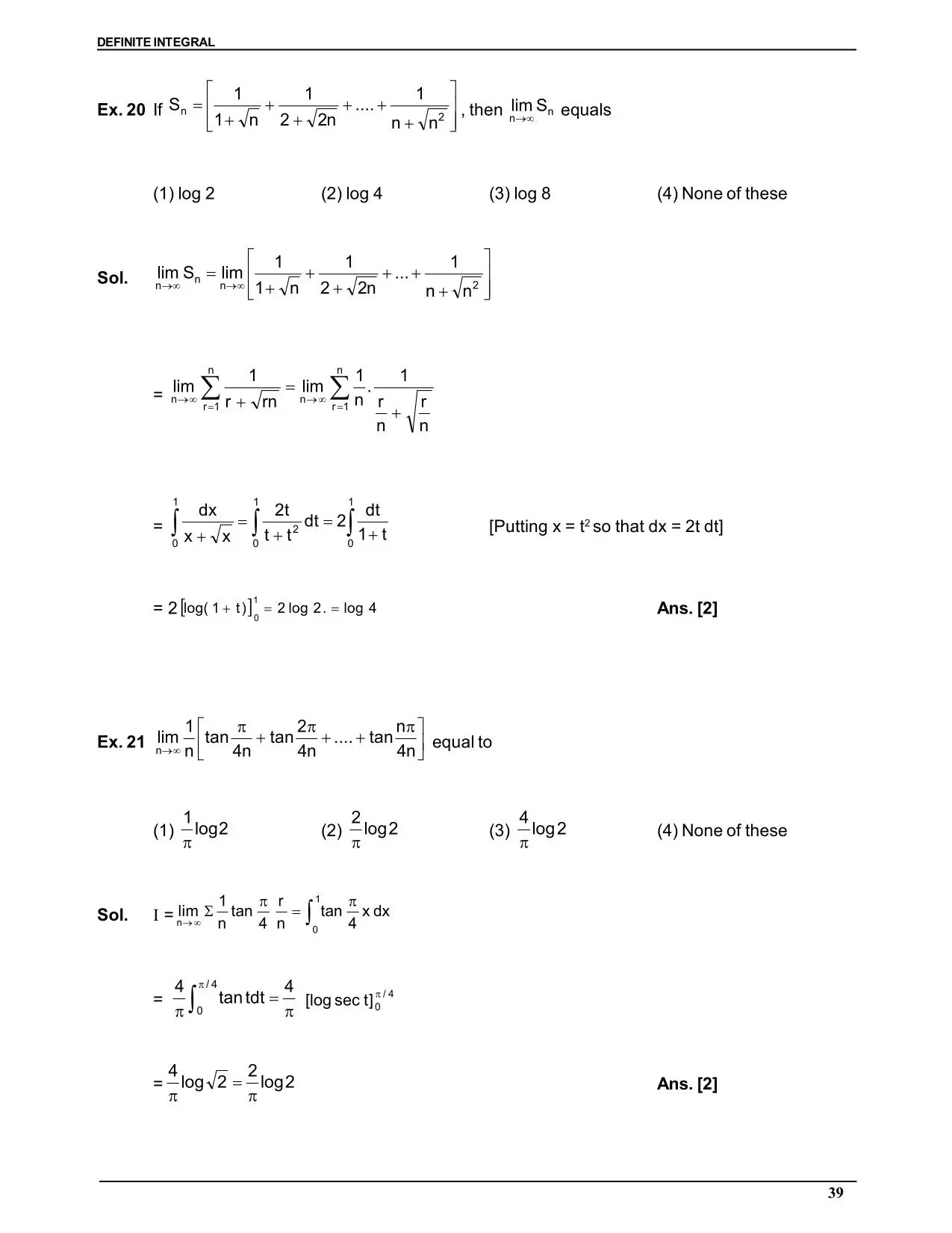 Definite integral