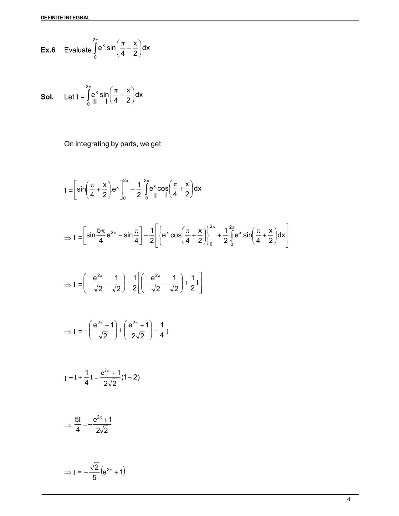 Definite integral