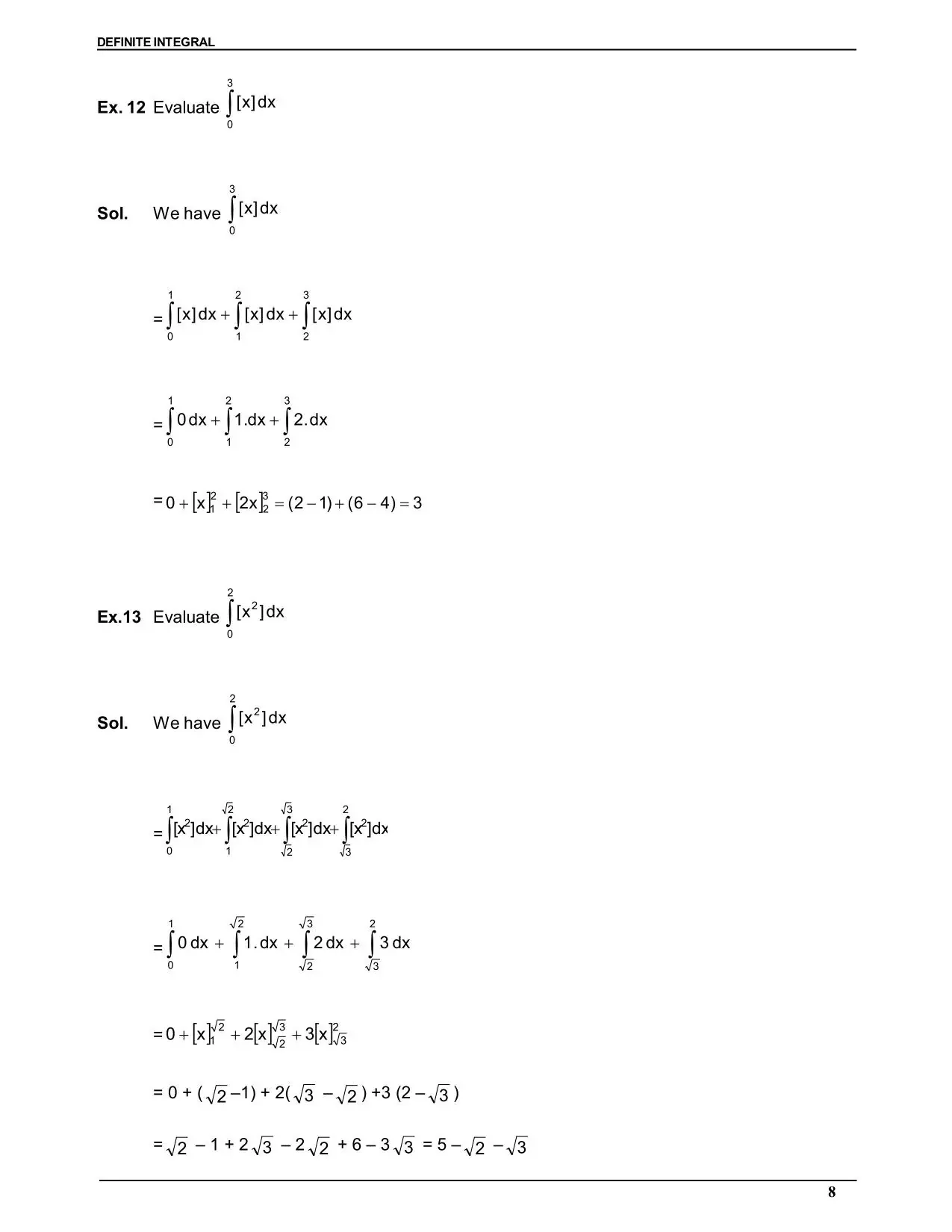 Definite integral