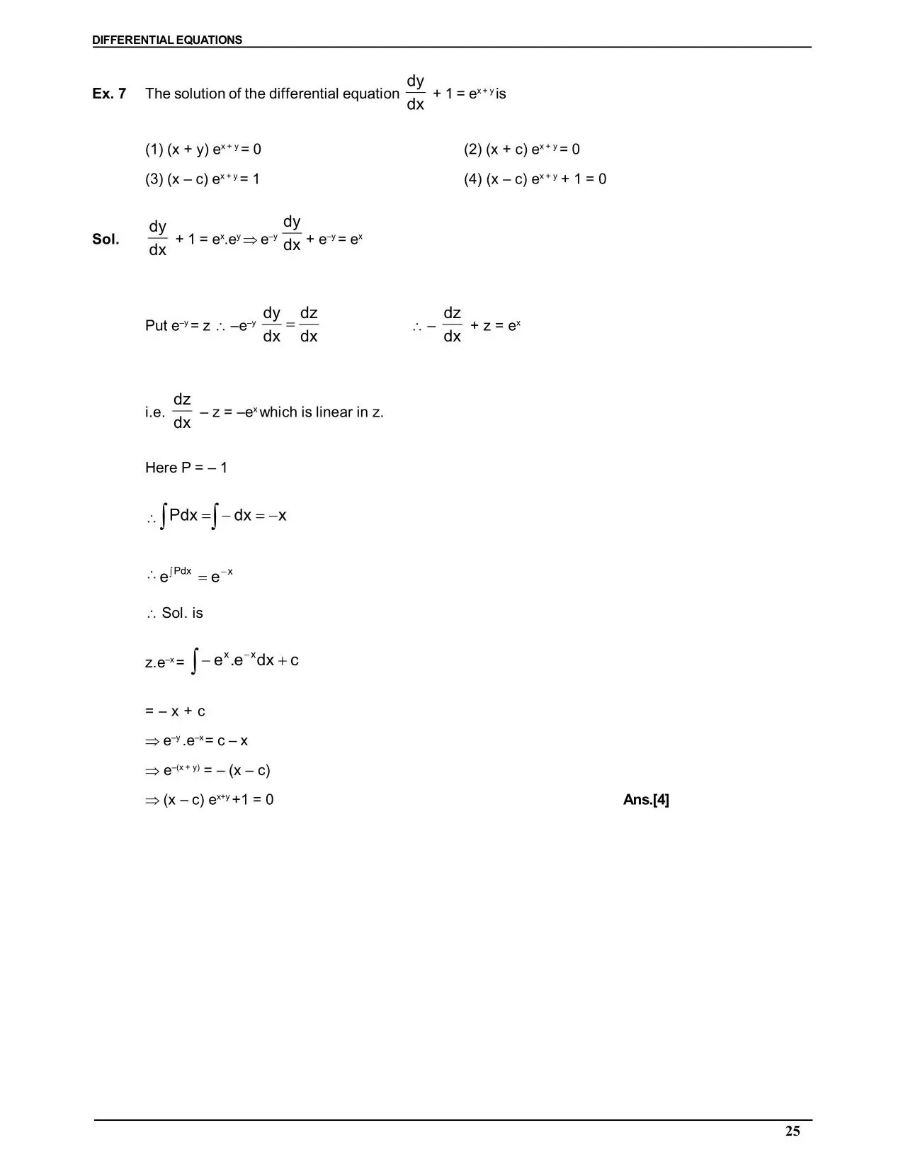 Differential equation
