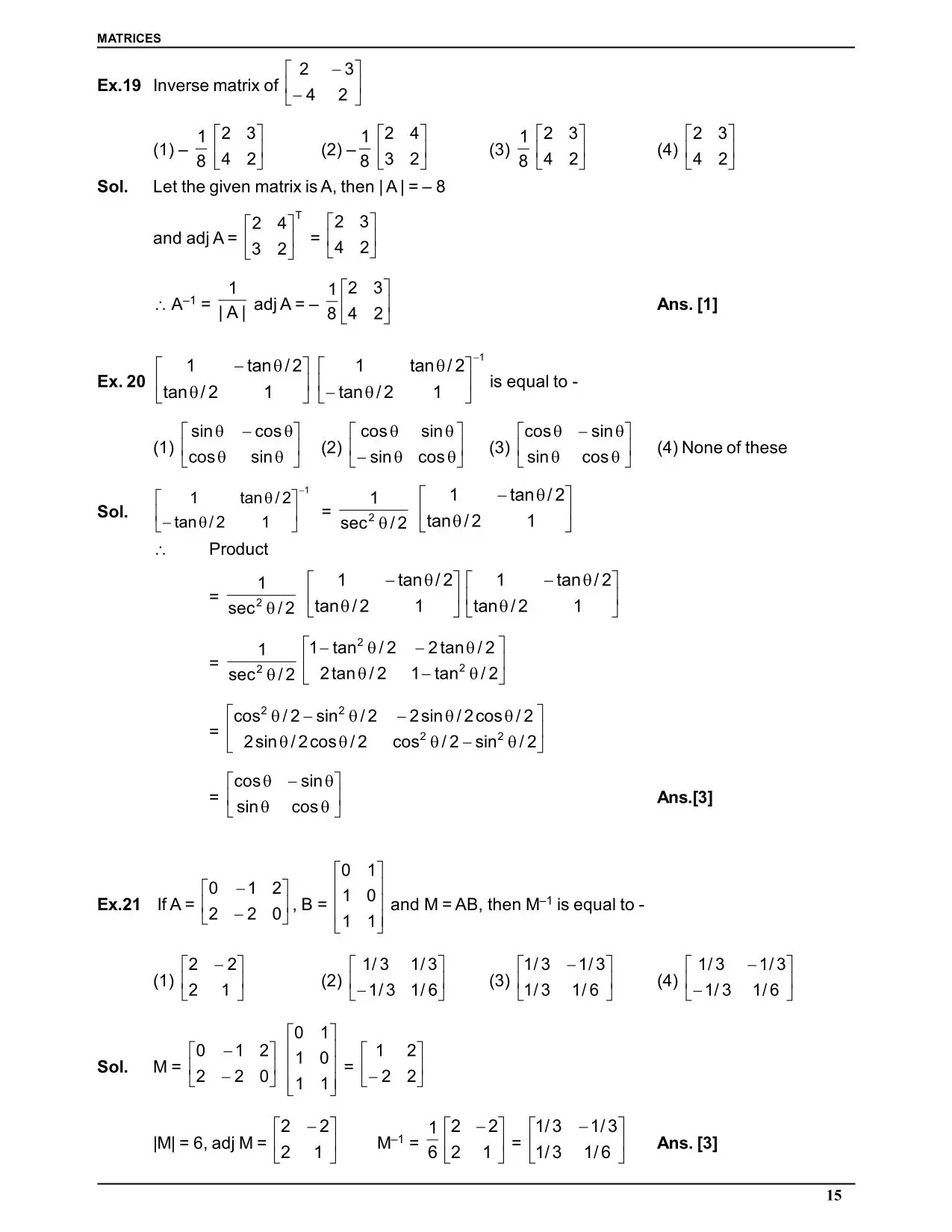 Matrices
