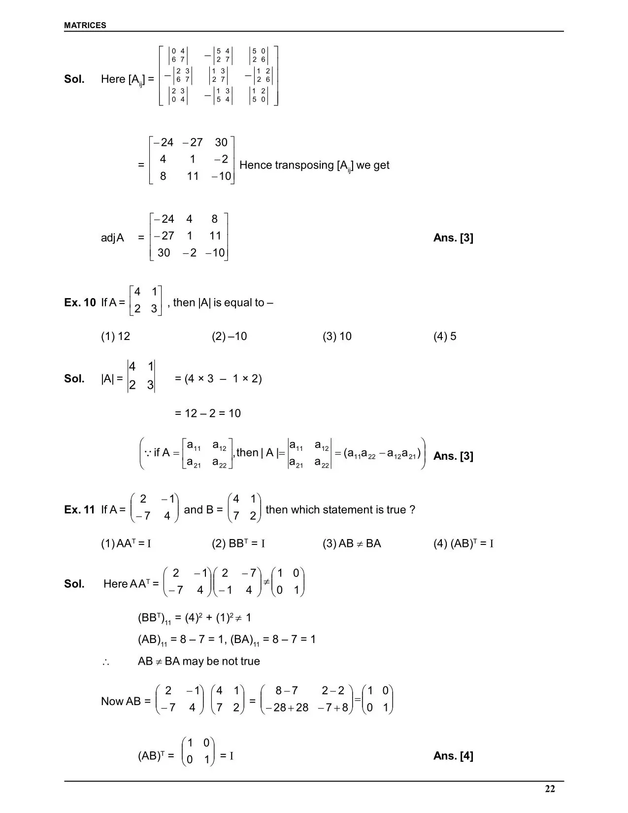 Matrices