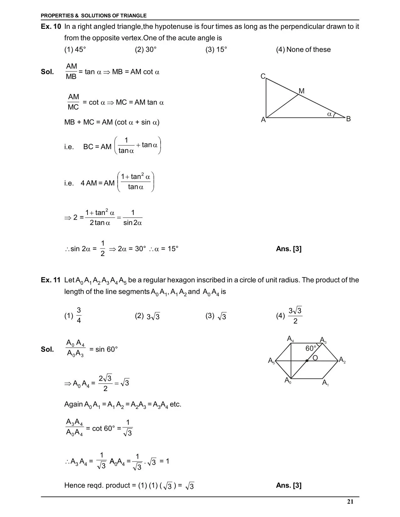 Properties and Solution of Triangle