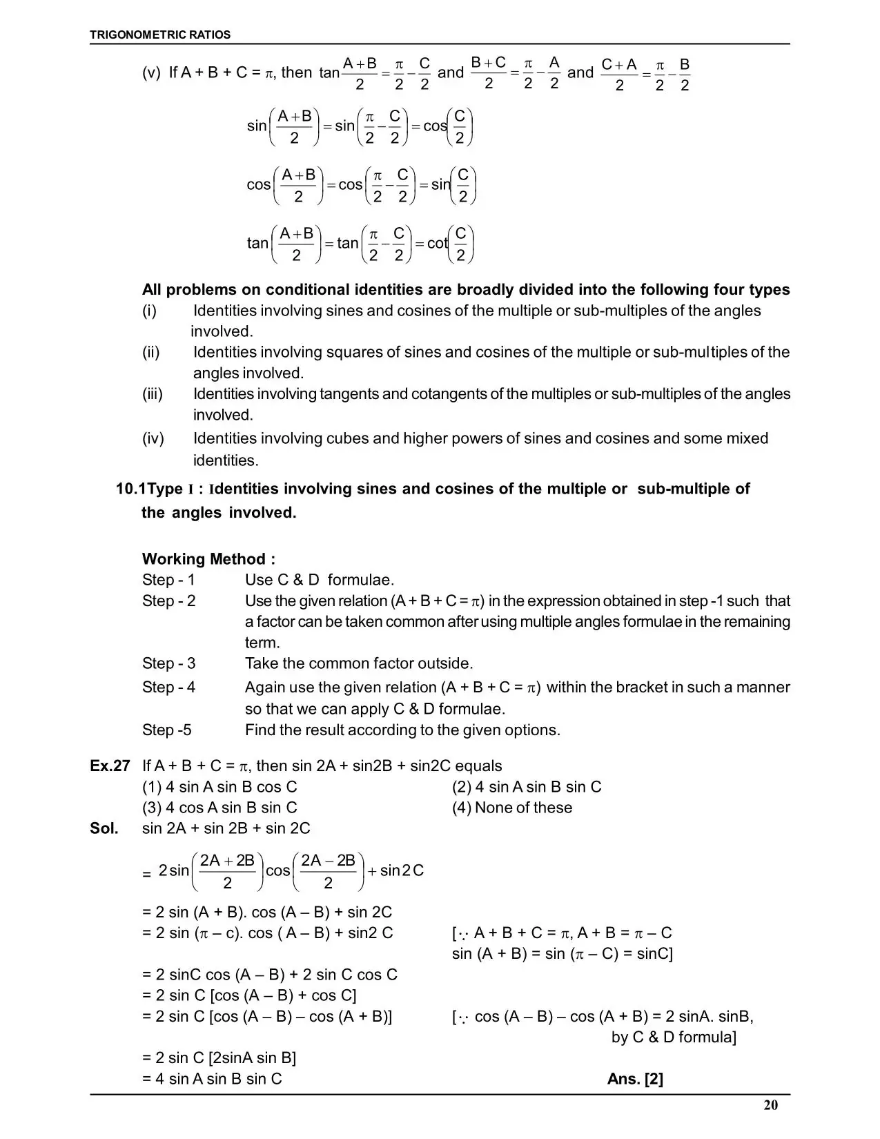 Trigonometric Ratio