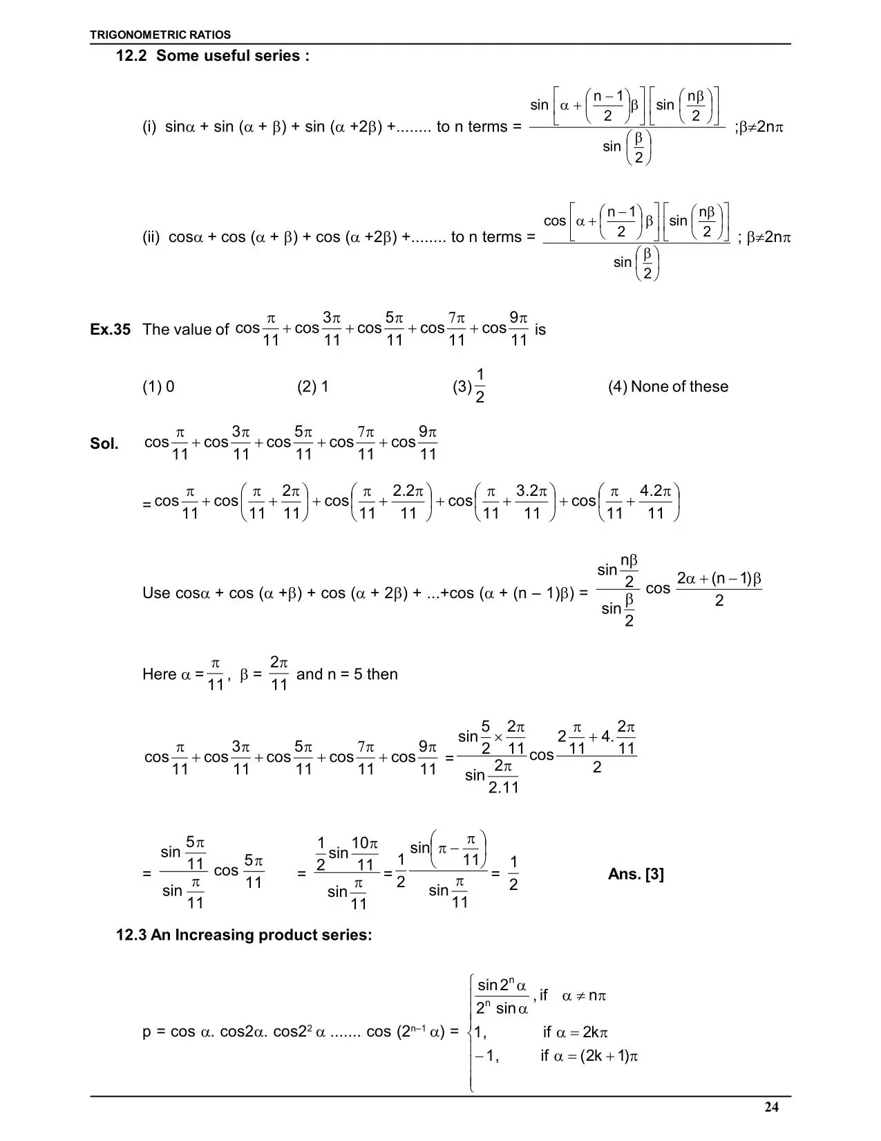 Trigonometric Ratio