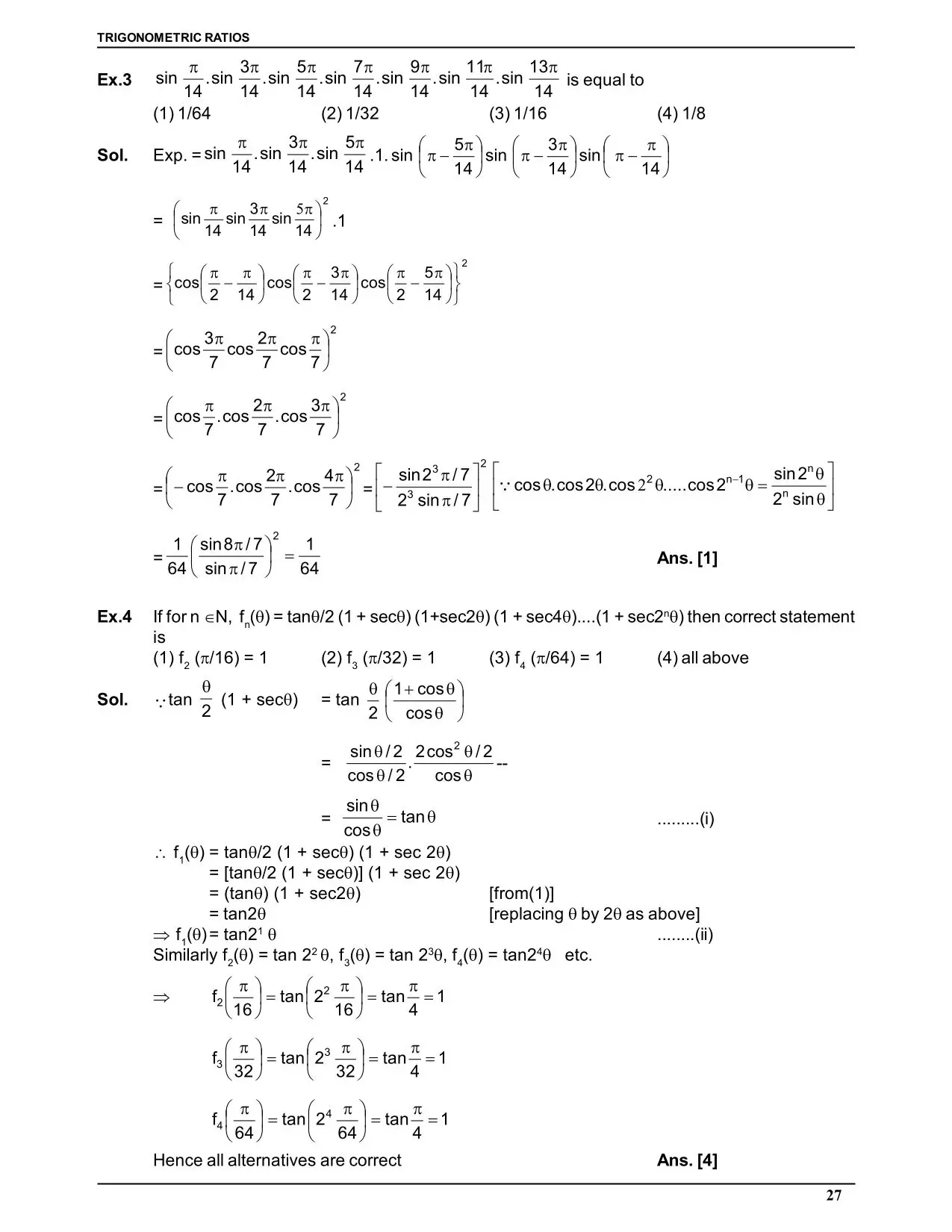 Trigonometric Ratio
