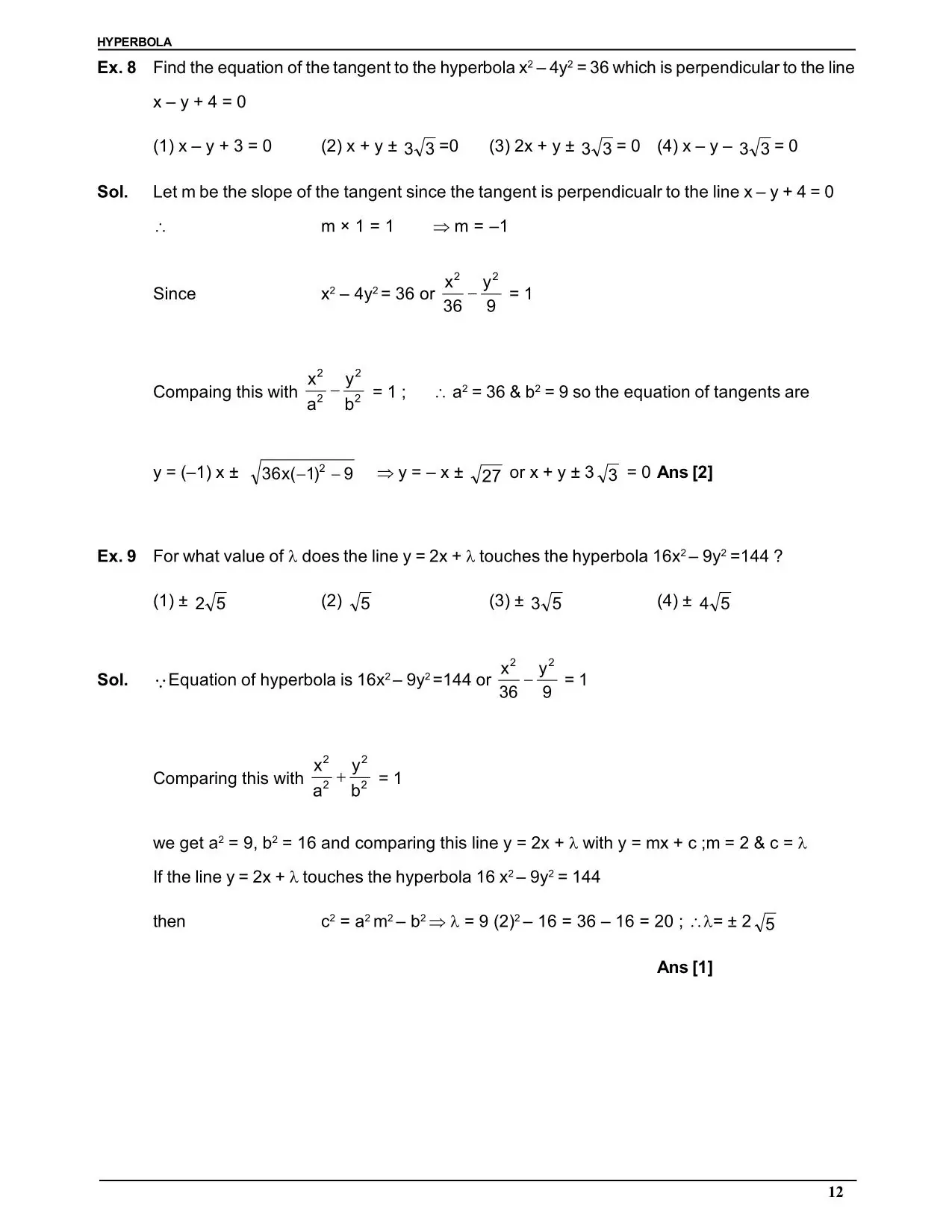 Hyperbola