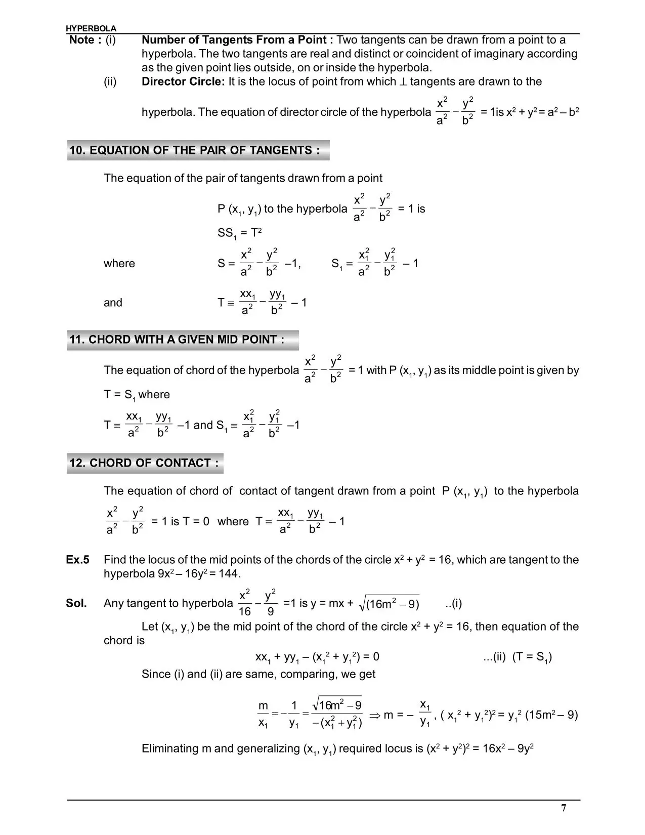 Hyperbola