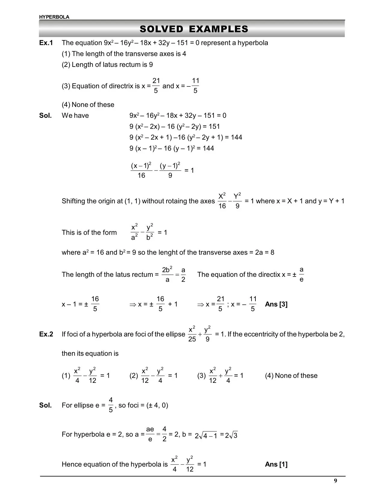 Hyperbola