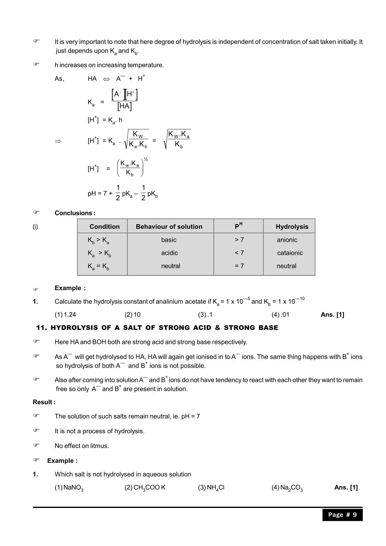Ionic Equilibrium Class 11 Notes for IIT JEE & NEET
