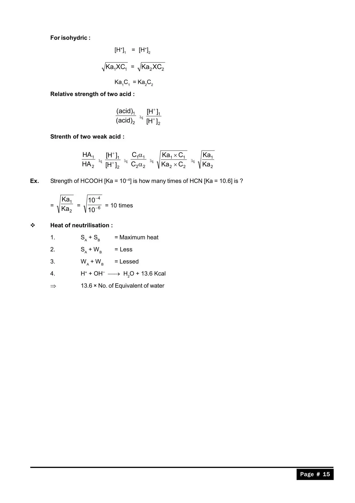 Ionic Equilibrium Class 11 Notes for IIT JEE & NEET