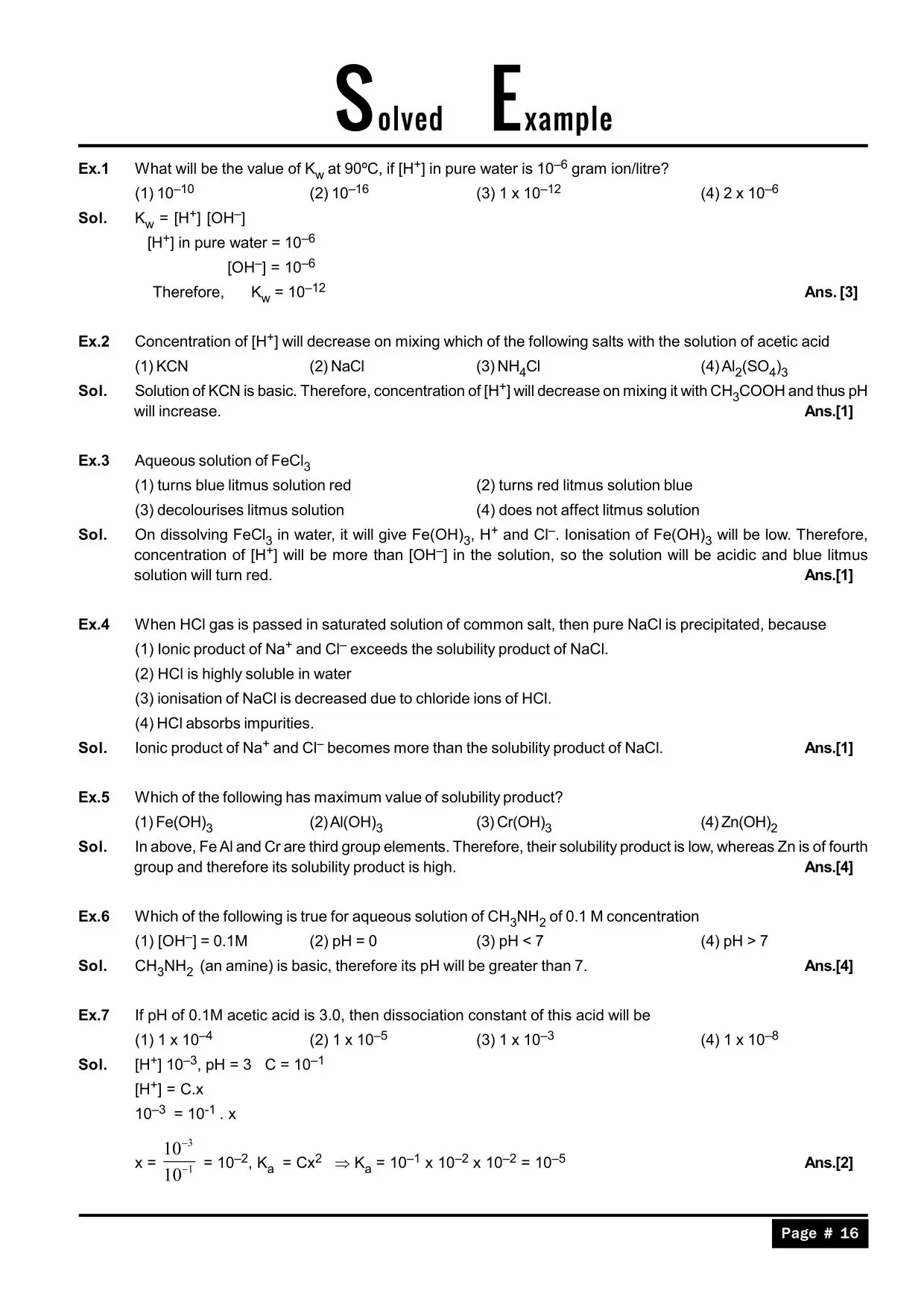 Ionic Equilibrium Class 11 Notes for IIT JEE & NEET