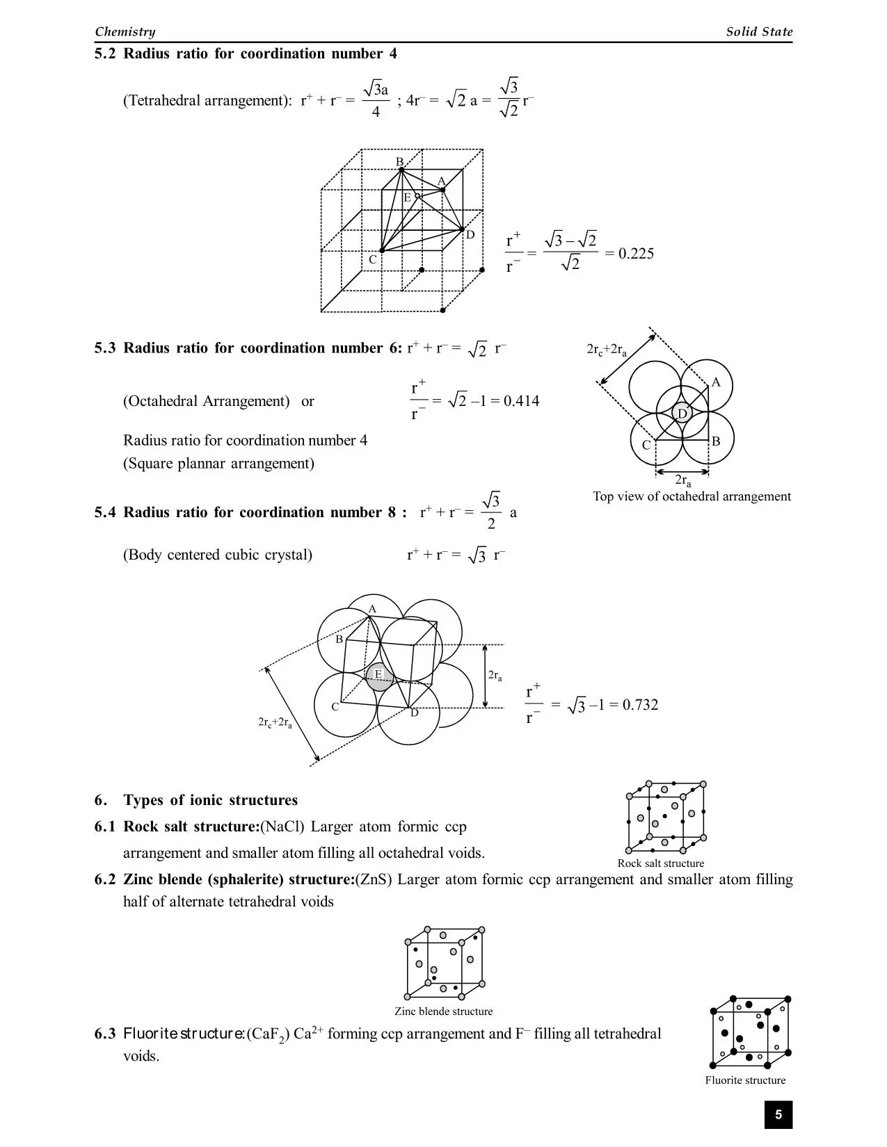Solid State Short Notes for Class 12, IIT-JEE & NEET