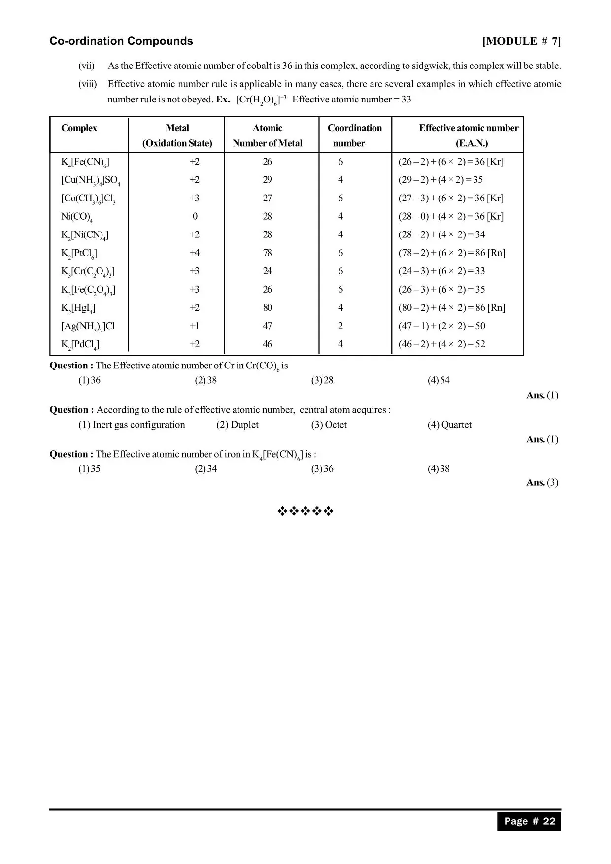 Coordination Compounds Class 12 Notes