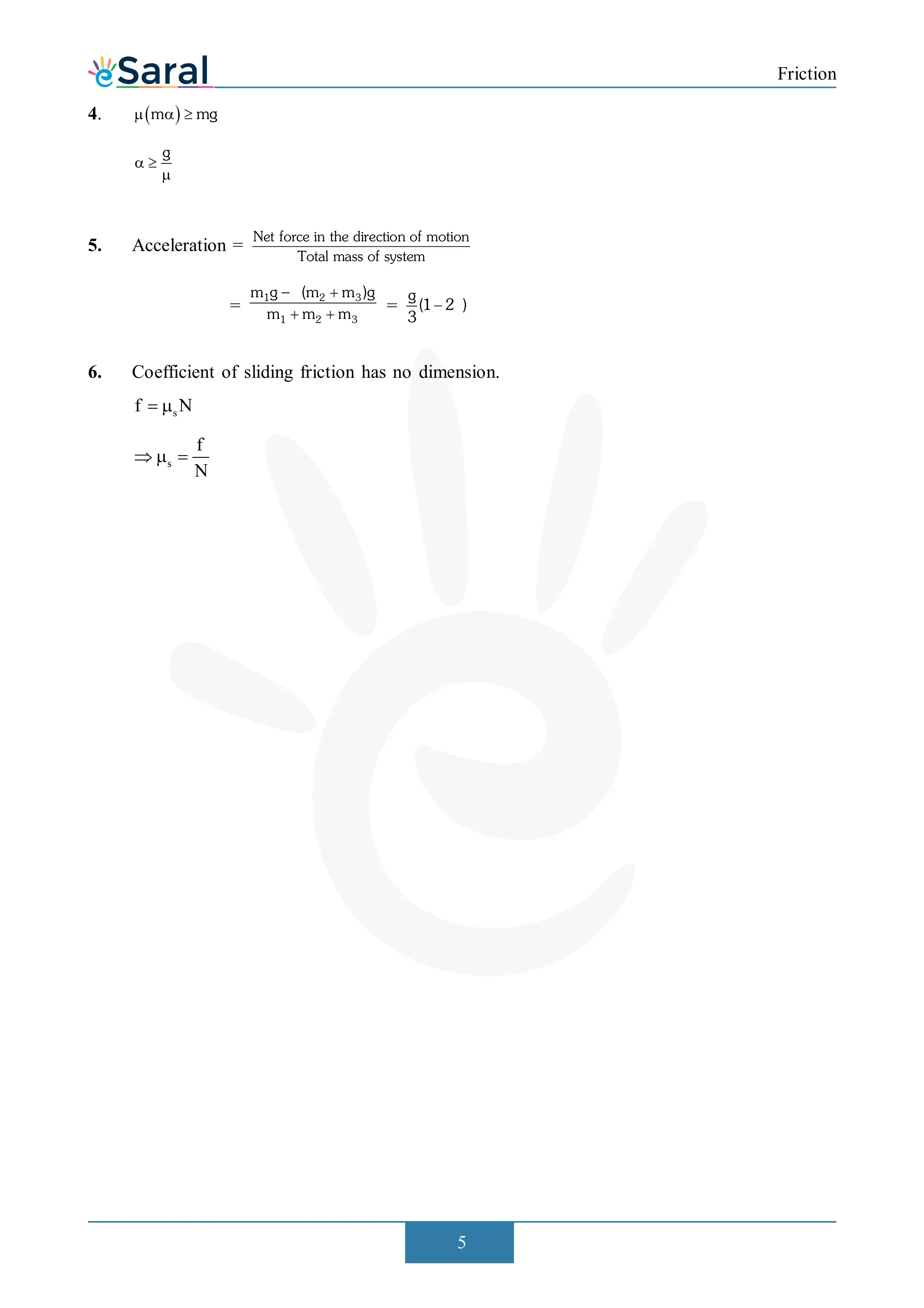 Friction NEET Previous Year Questions & Solutions