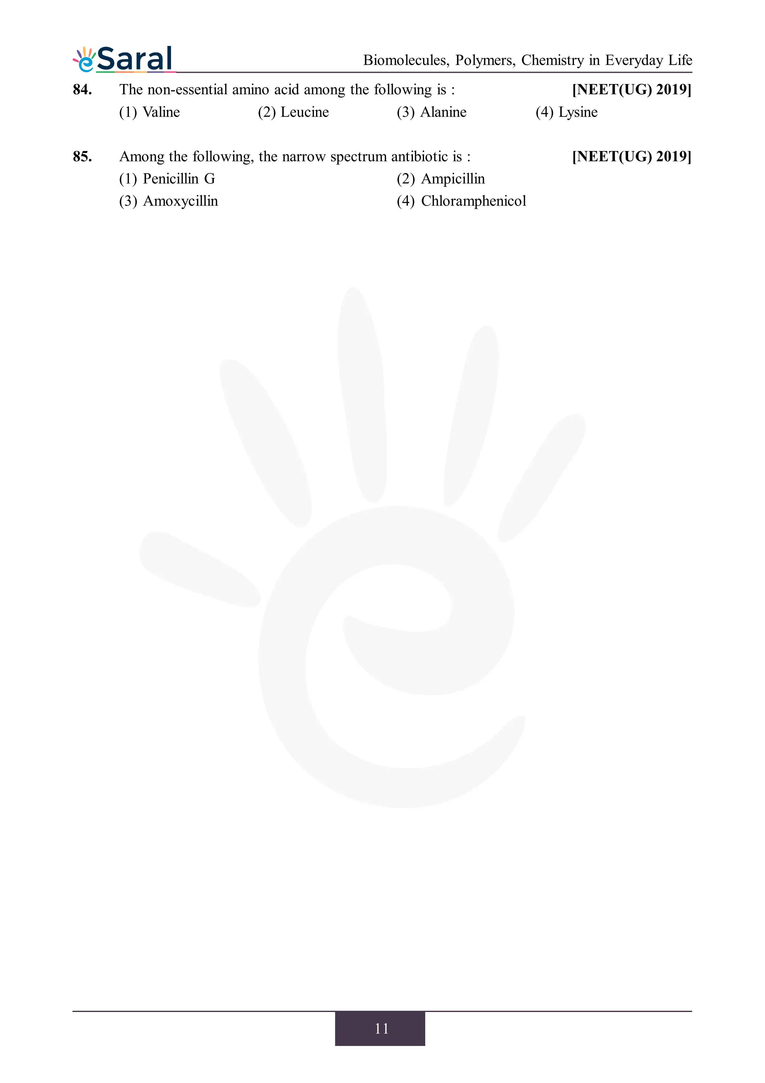 NEET Previous Year Questions