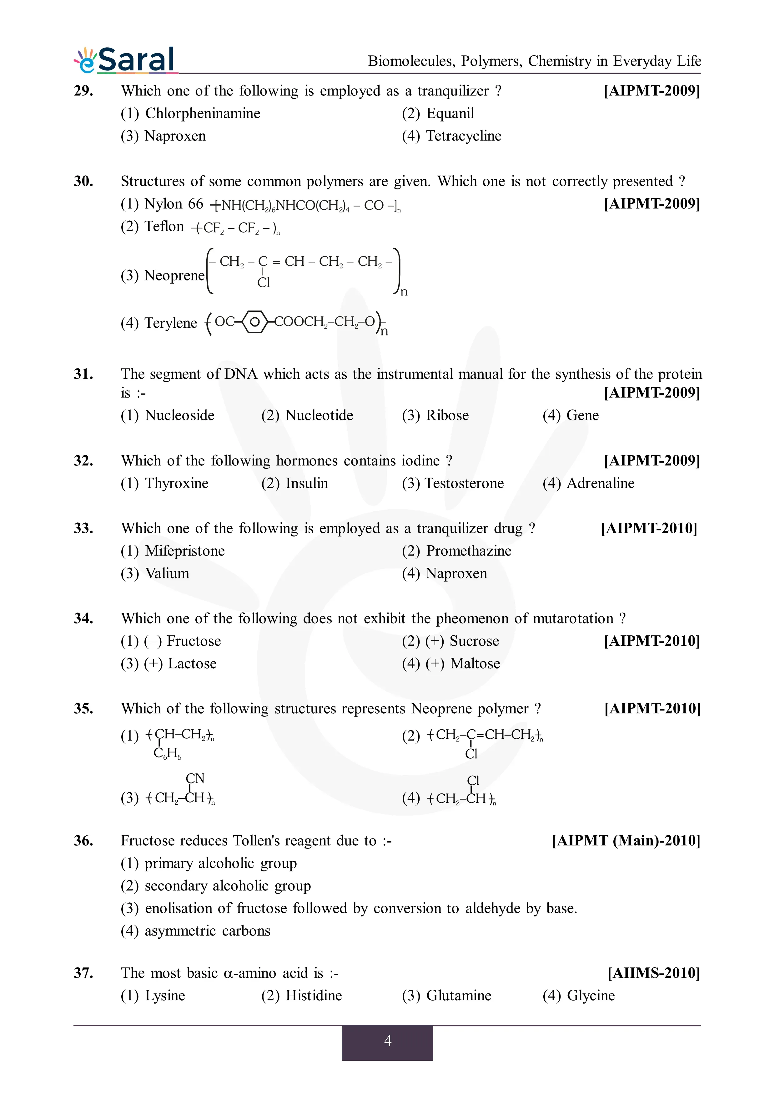 NEET Previous Year Questions