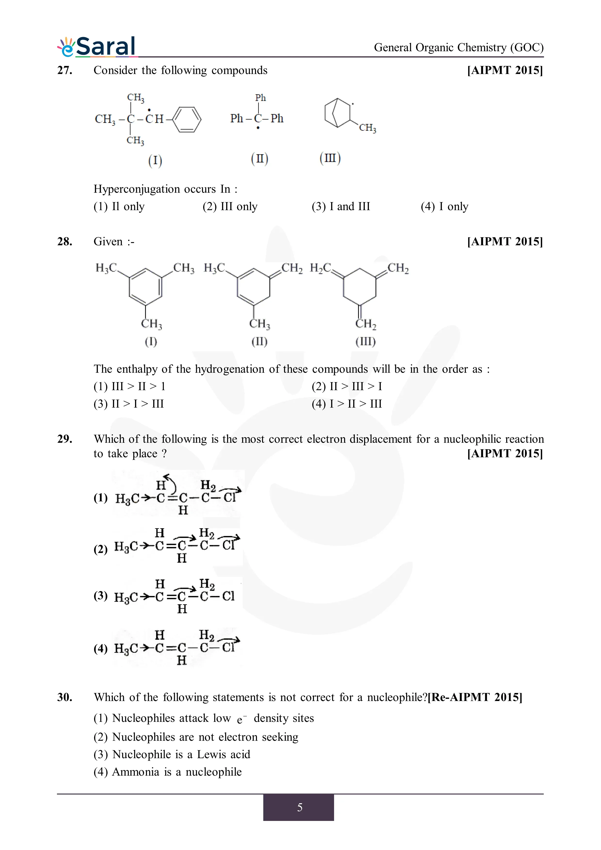 General Organic Chemistry - NEET Previous Year Questions with Complete Solutions