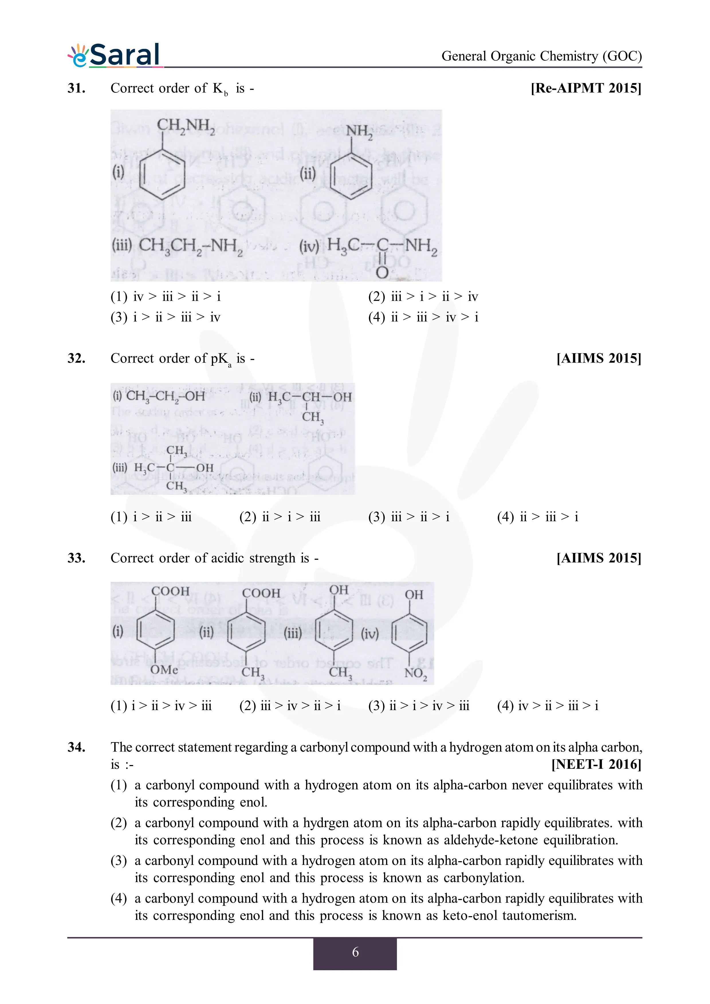 General Organic Chemistry - NEET Previous Year Questions with Complete Solutions