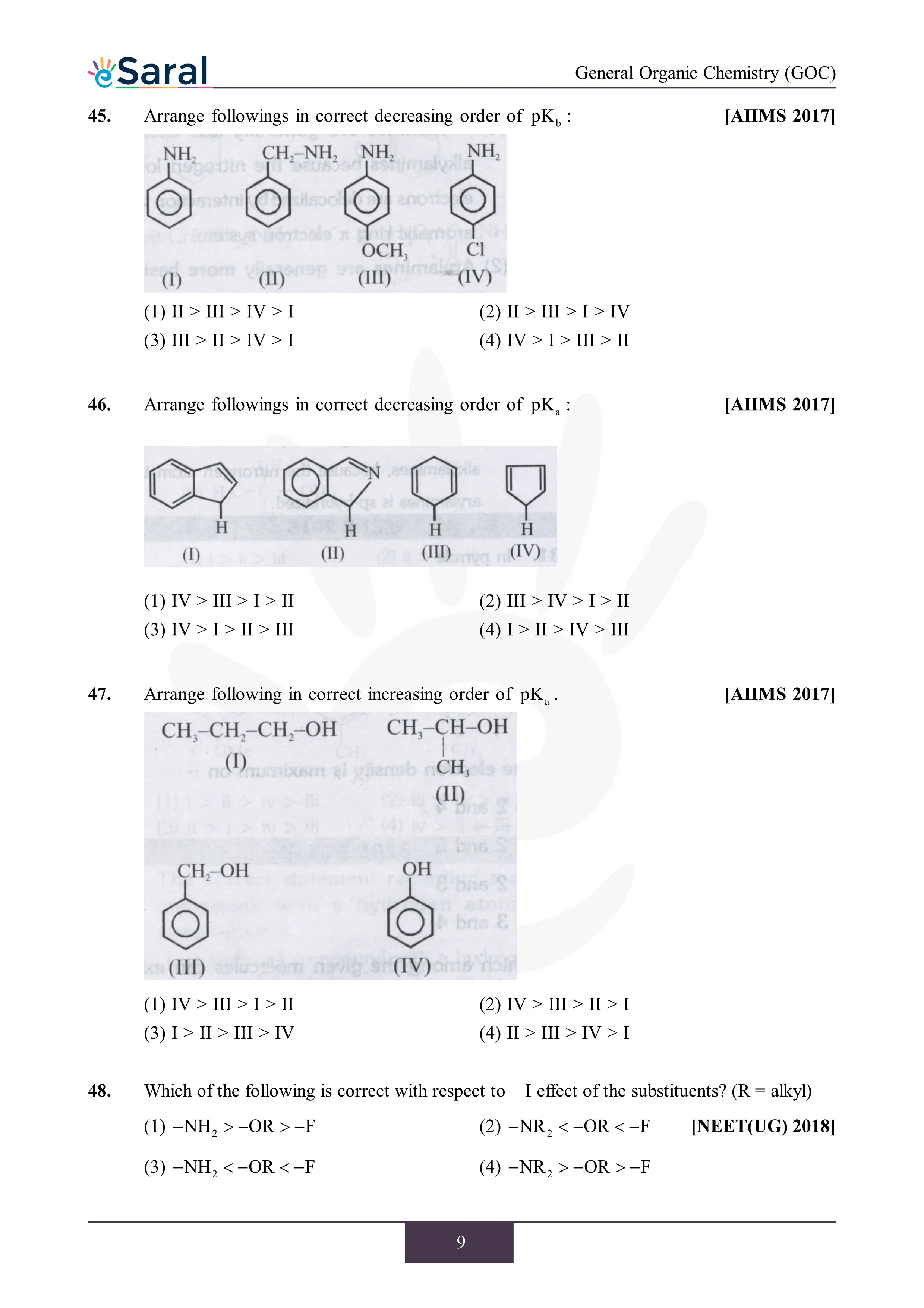 General Organic Chemistry - NEET Previous Year Questions with Complete Solutions