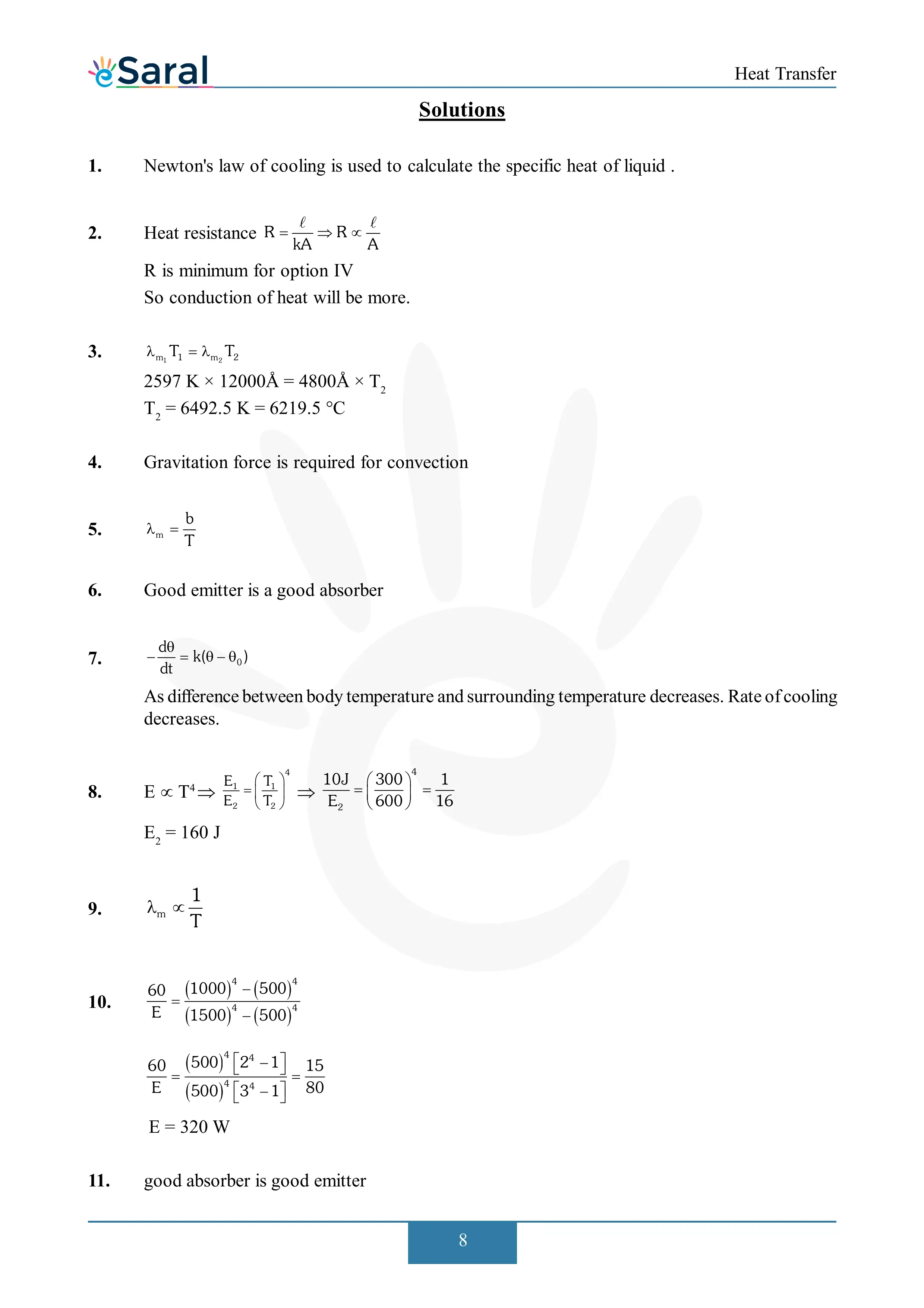 Heat Transfer - NEET Previous Year Questions